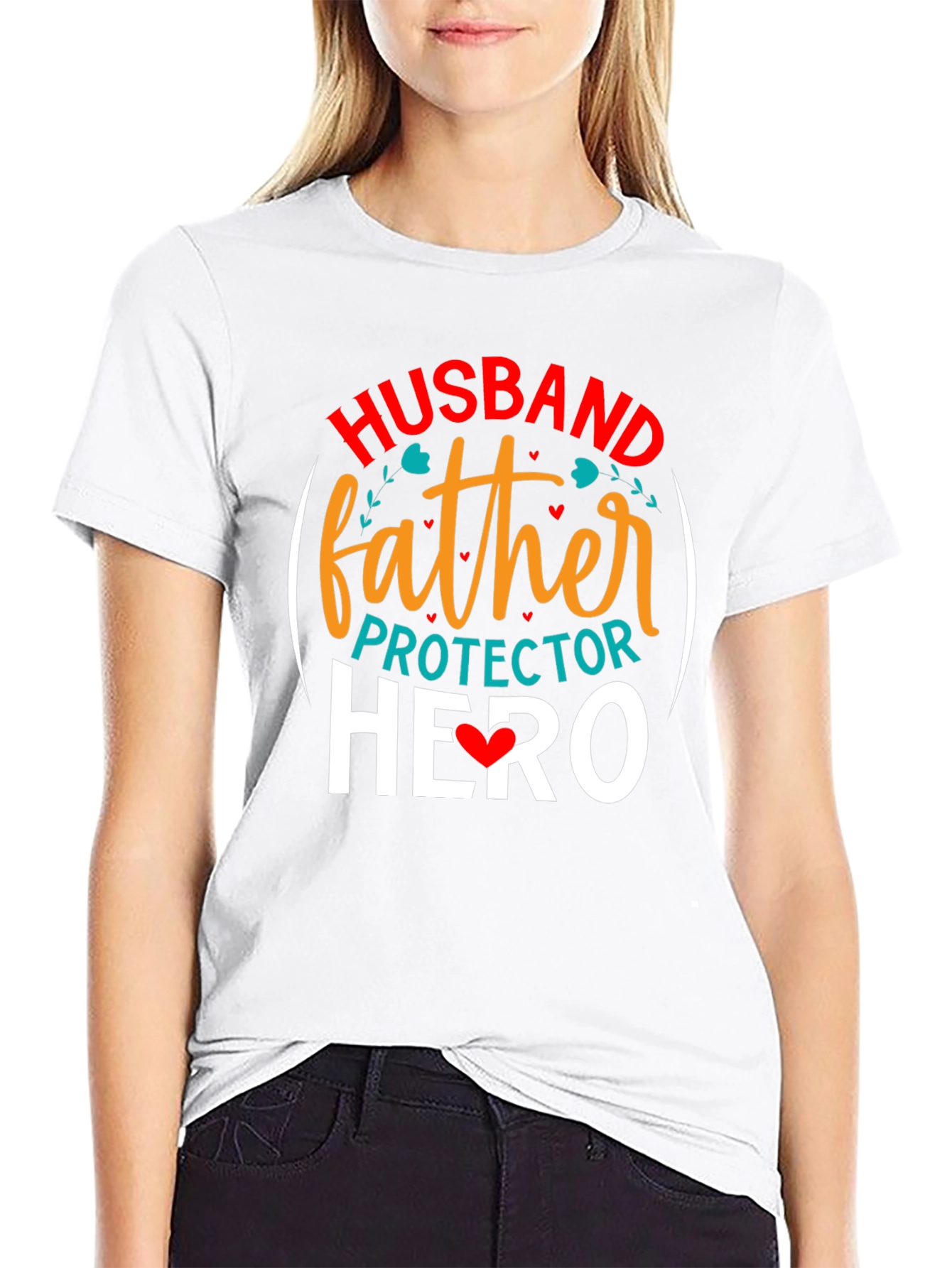 Husband Father Protector Hero T-Shirt