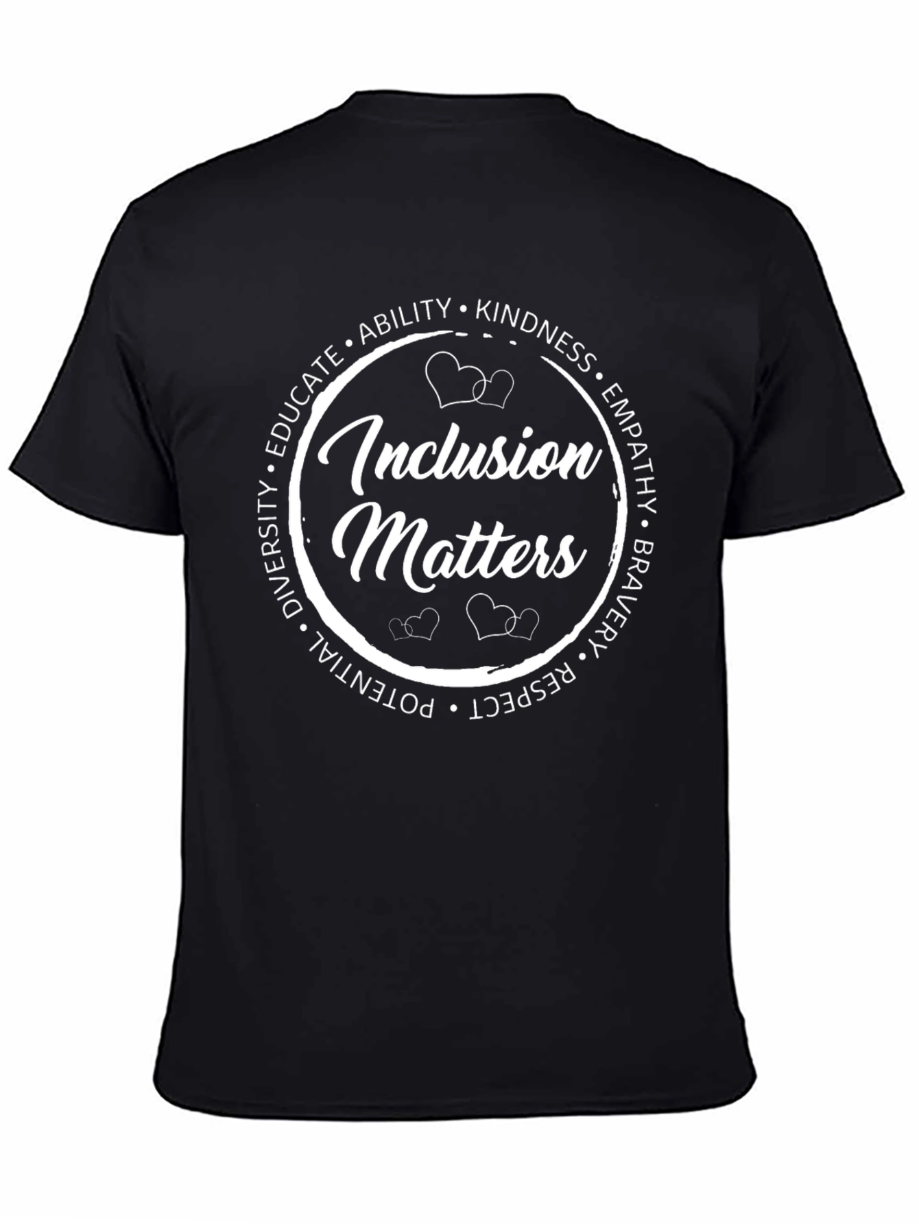 Inclusion Matters Black Graphic Tee