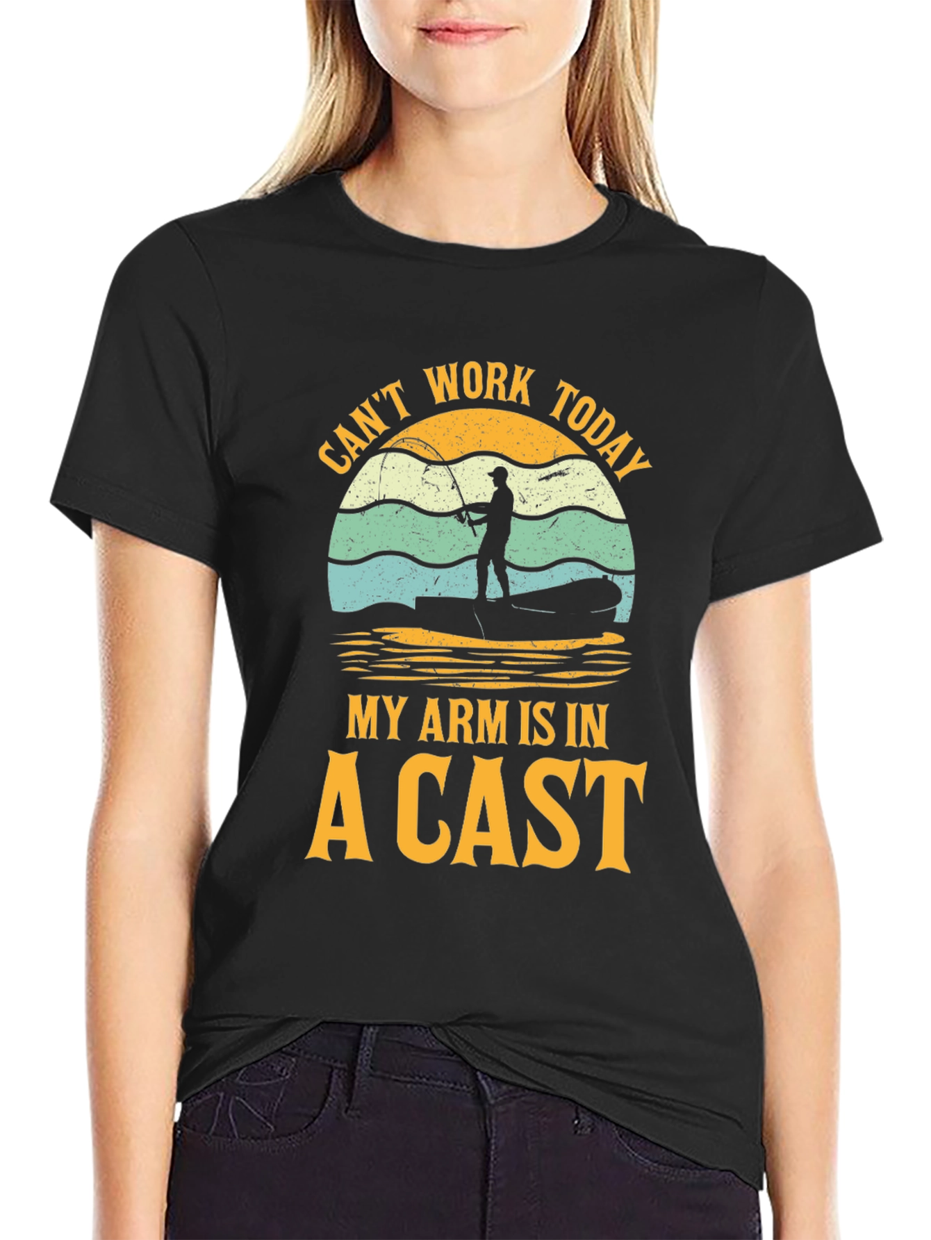 Fisherman T-Shirt - Cant Work Today