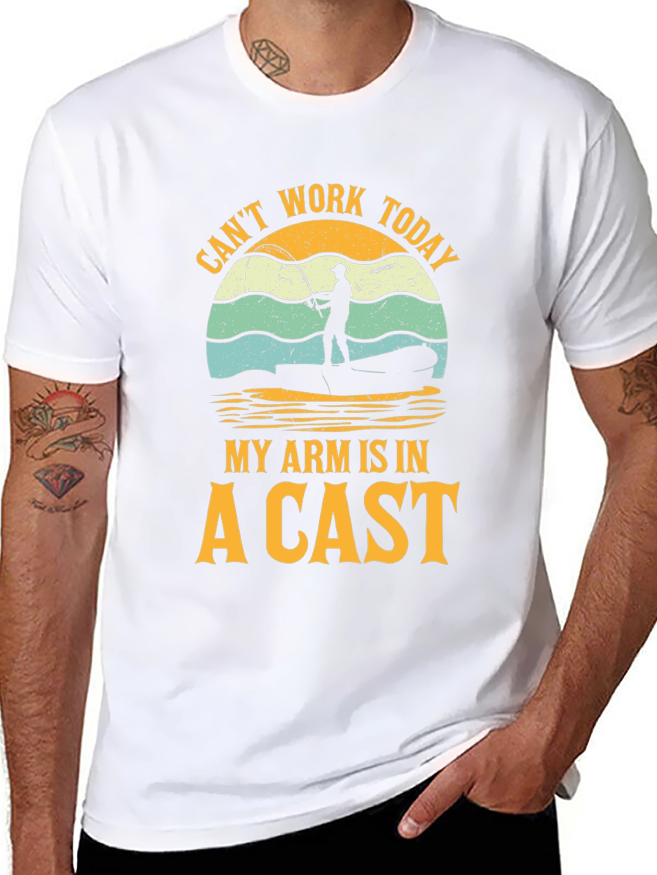 Fisherman T-Shirt - Cant Work Today