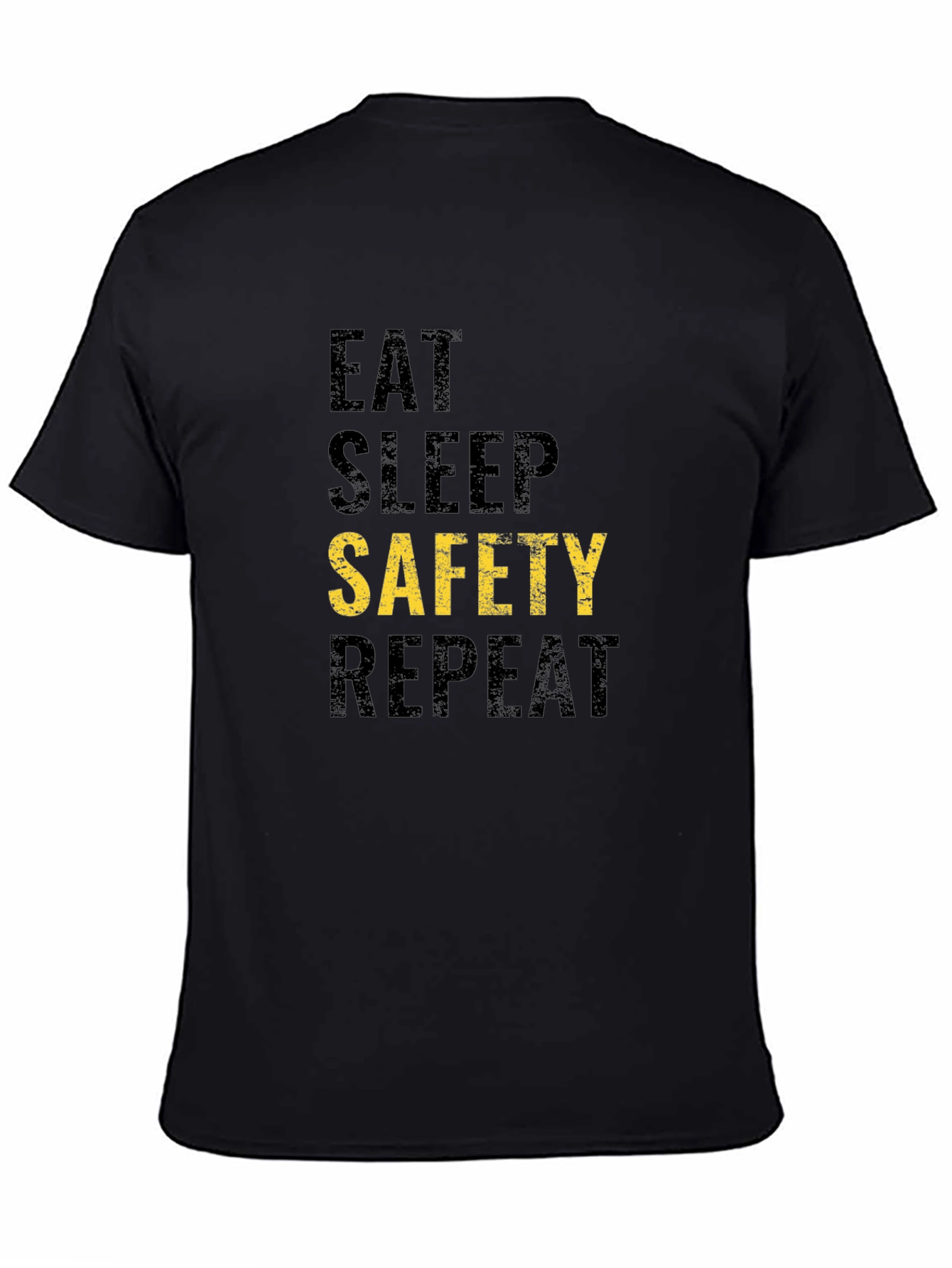 Eat Sleep Safety Repeat Graphic Tee