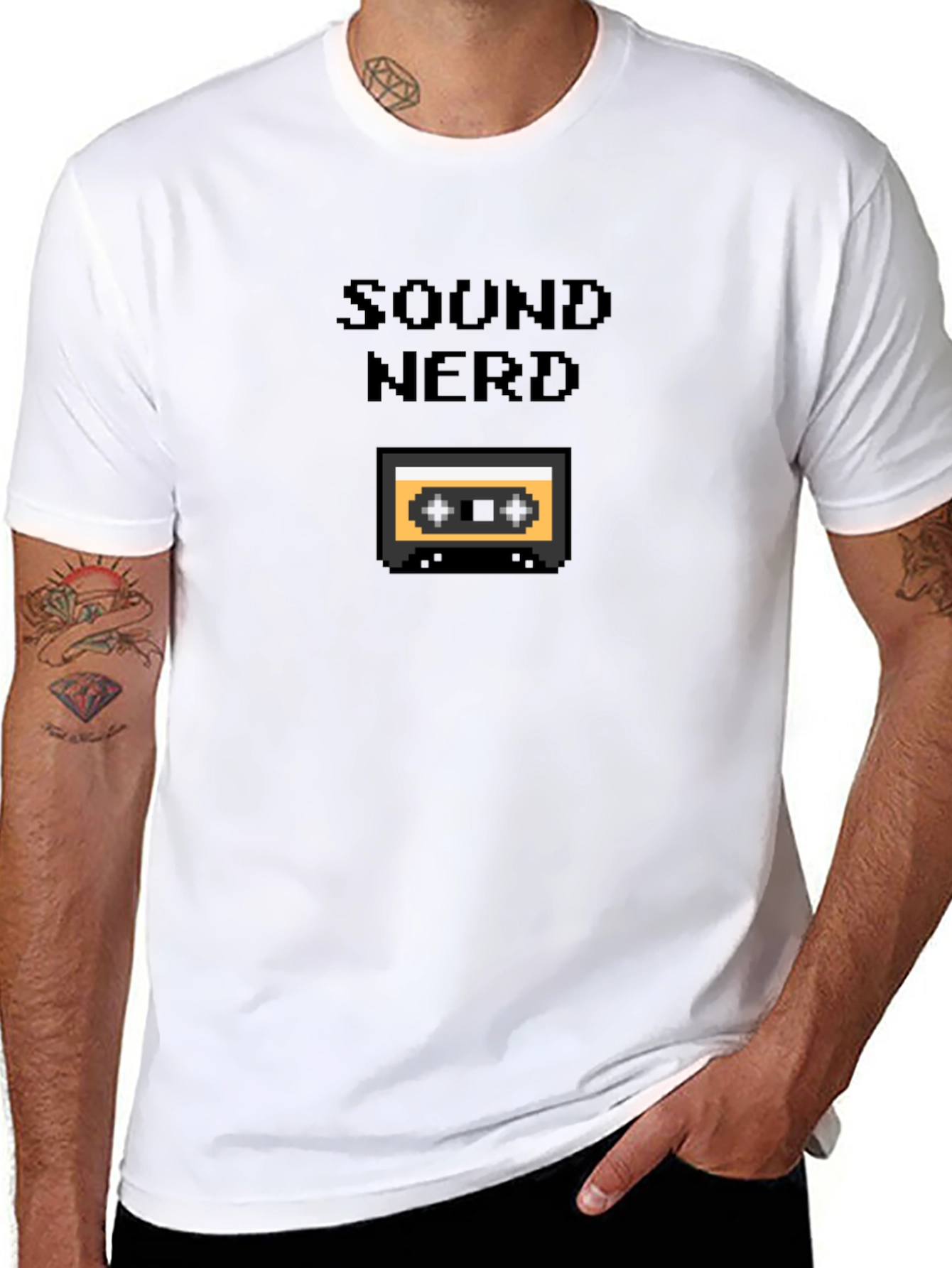 Sound Nerd Cassette Tape Graphic Tee