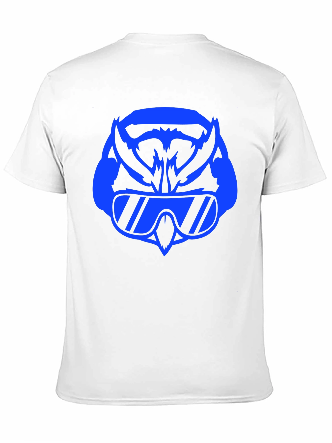 Cool Owl Graphic Tee - Black