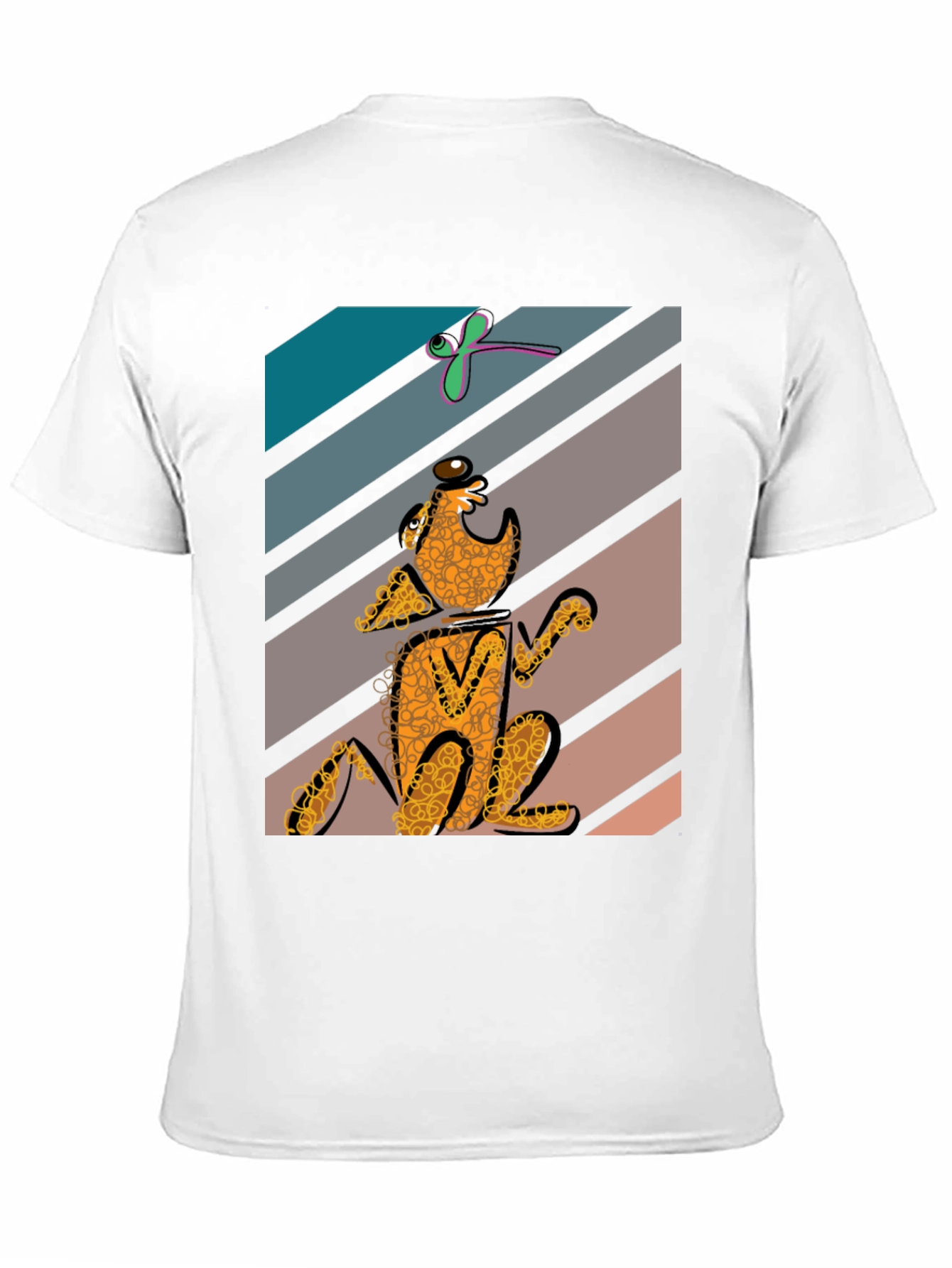 Whimsical Dog Graphic Tee - Unique Style