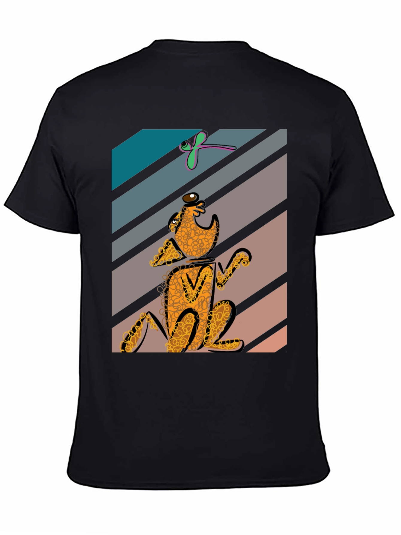 Whimsical Dog Graphic Tee - Unique Style