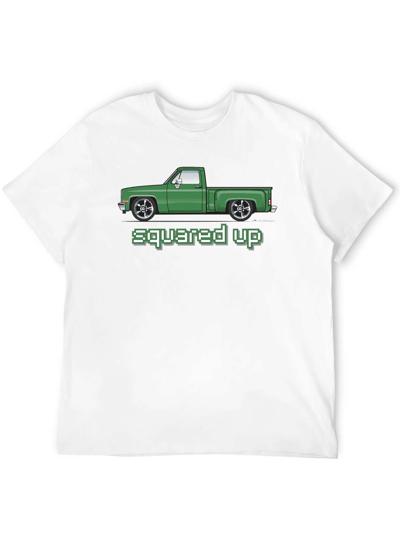 Squared Up Green Truck T-Shirt