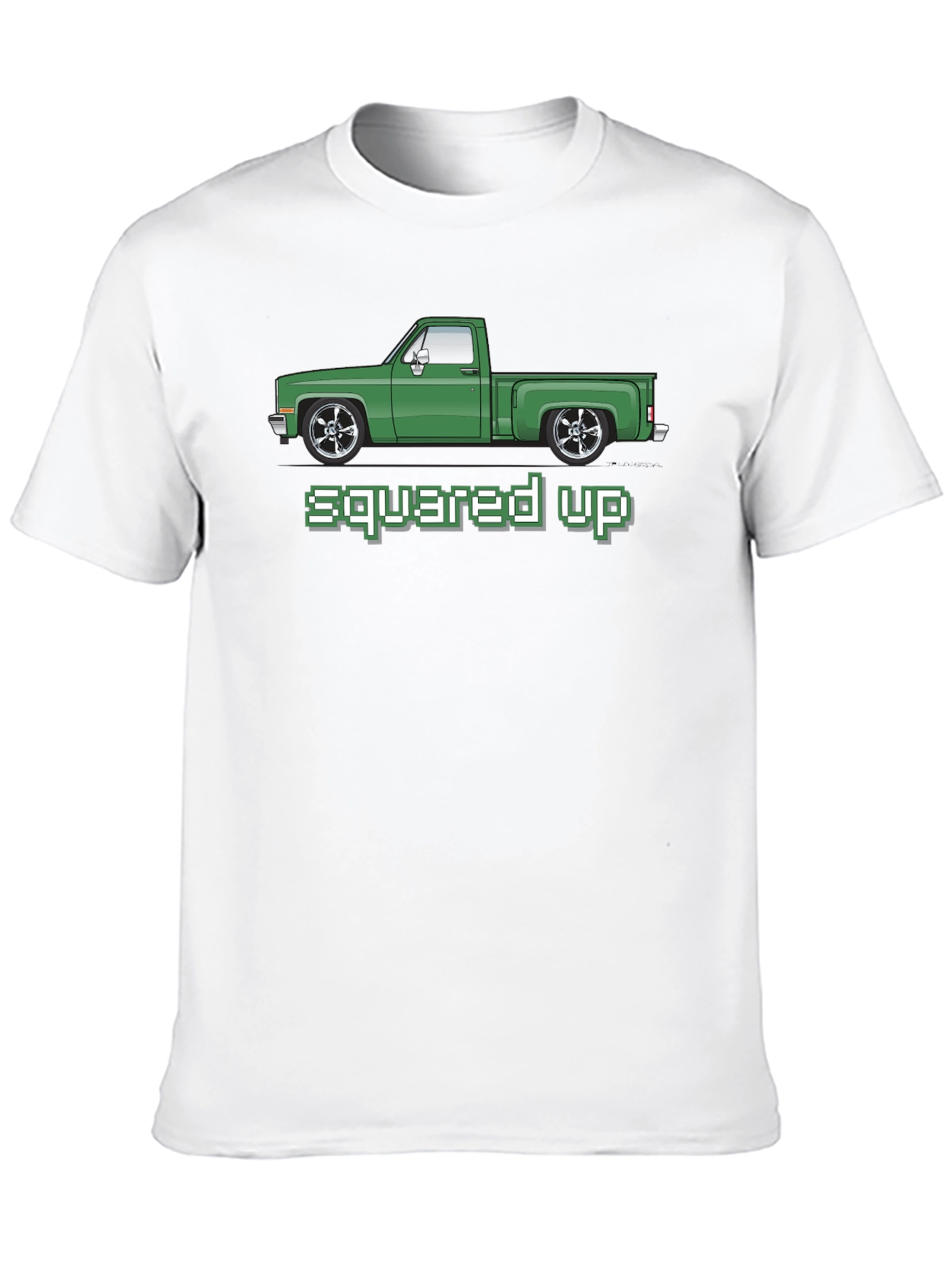 Squared Up Green Truck T-Shirt