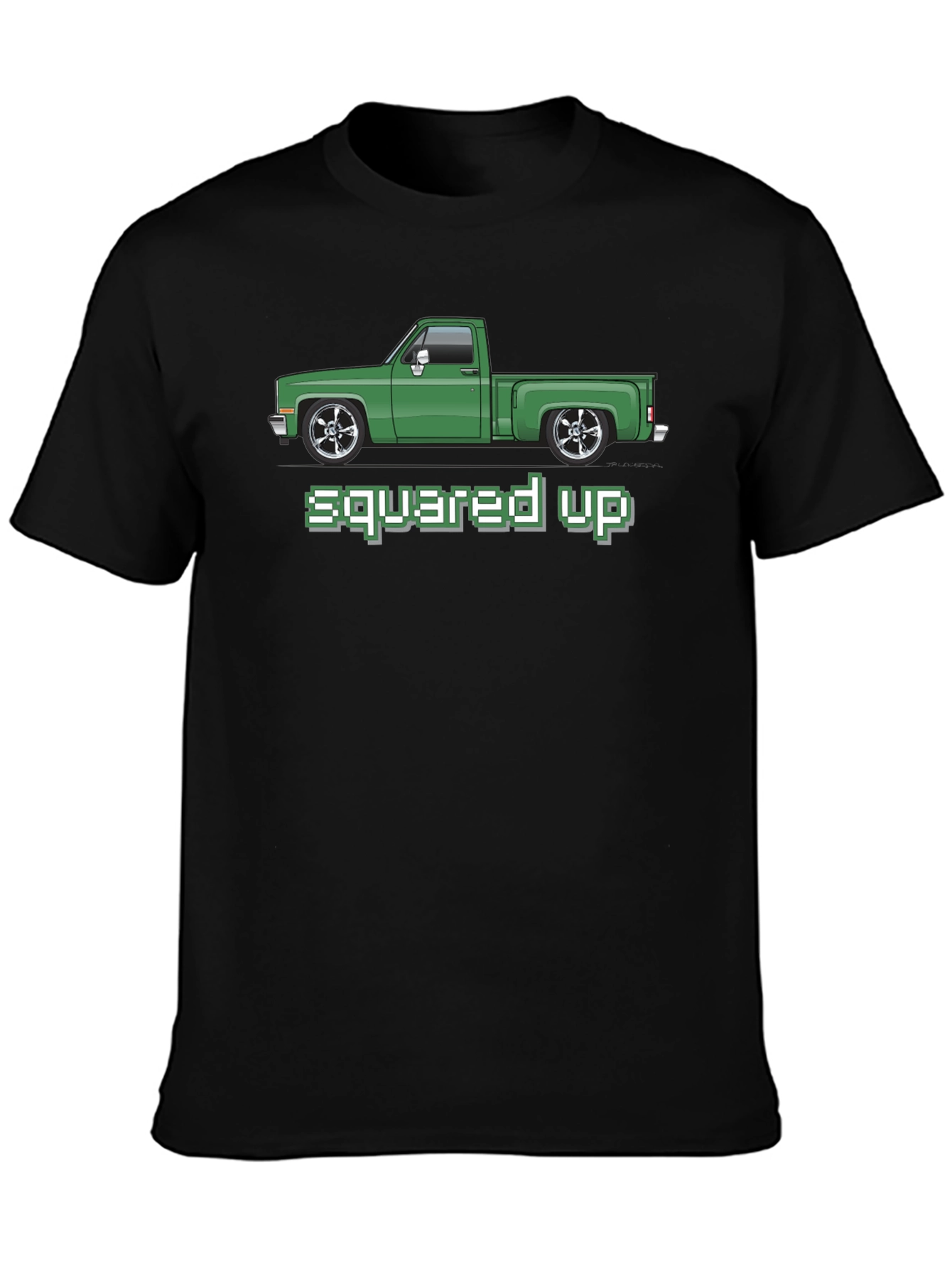 Squared Up Green Truck T-Shirt