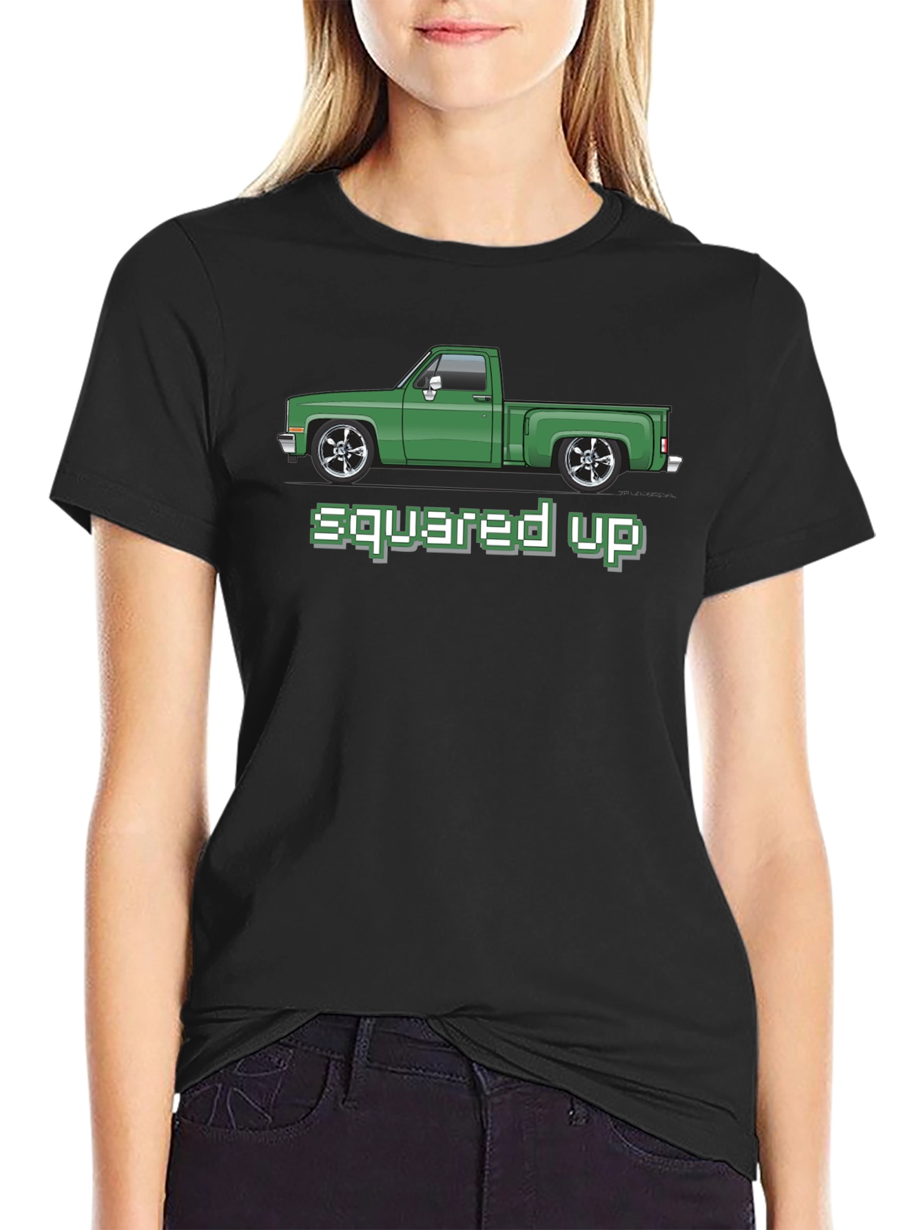 Squared Up Green Truck T-Shirt