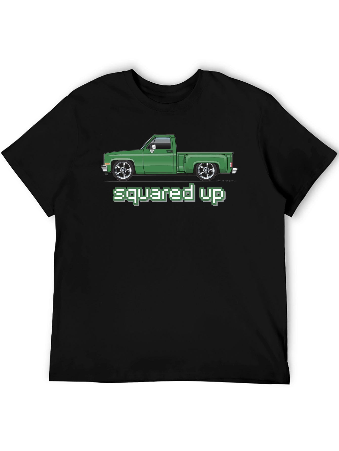 Squared Up Green Truck T-Shirt