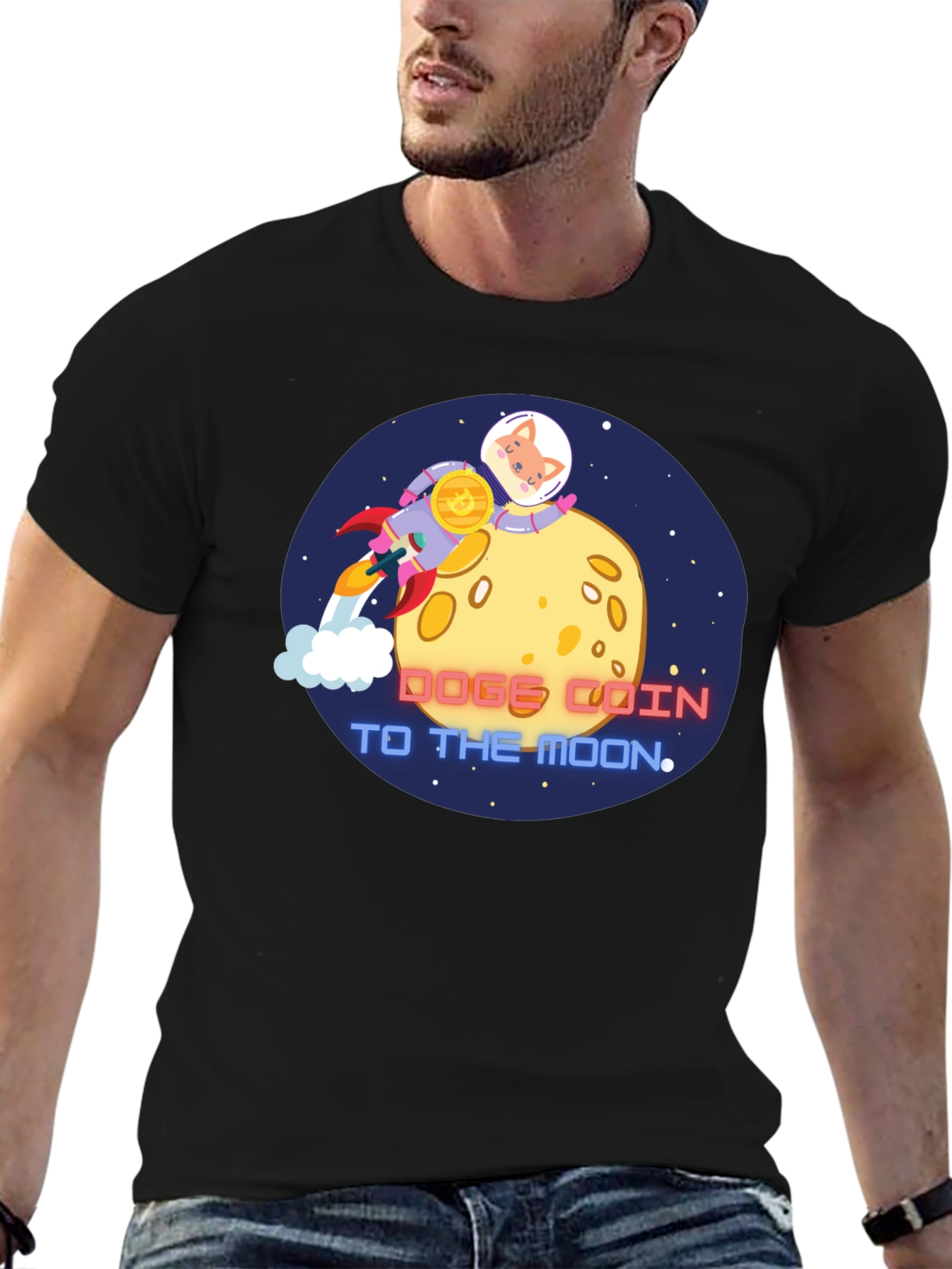 Dogecoin To The Moon T-Shirt
