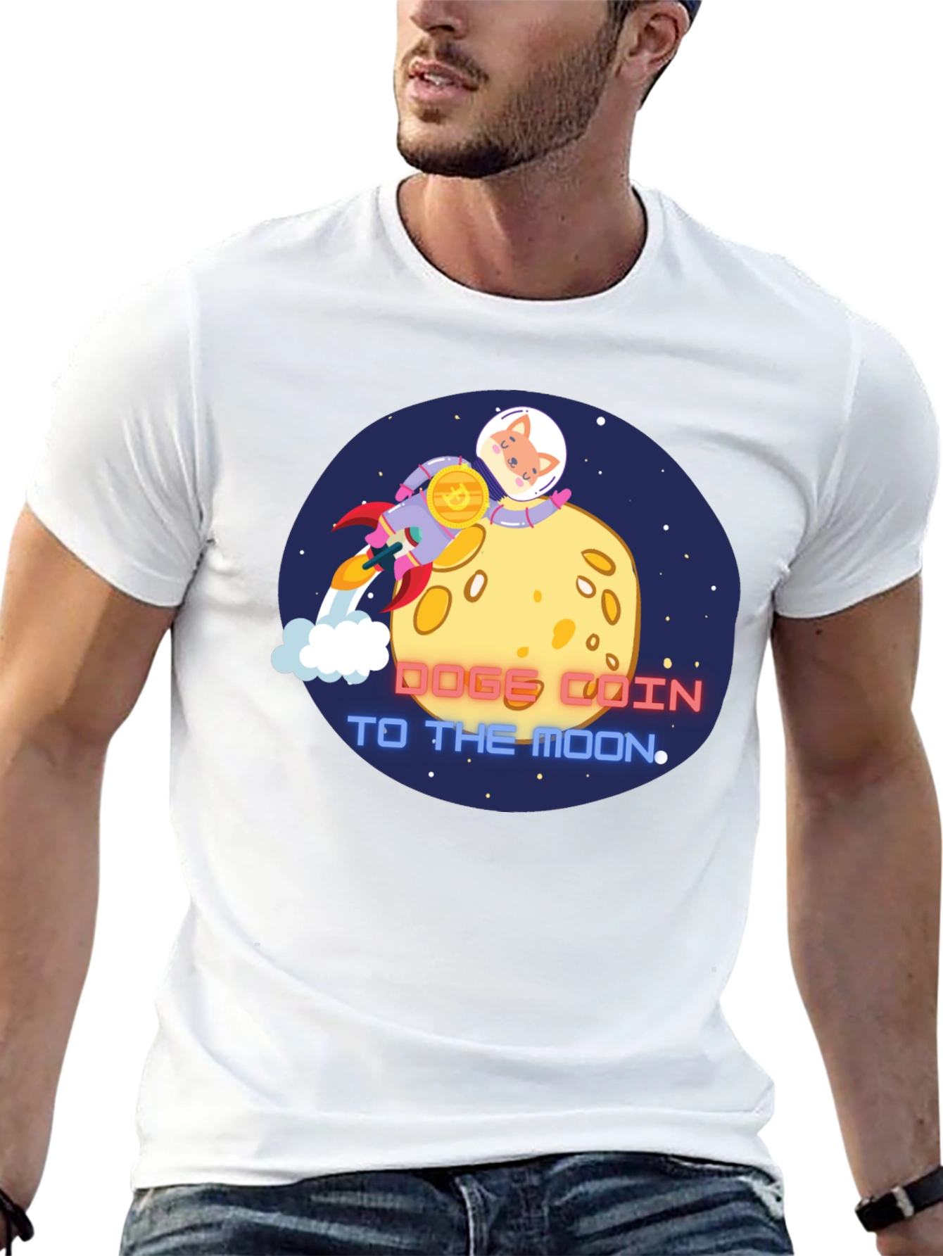 Dogecoin To The Moon T-Shirt