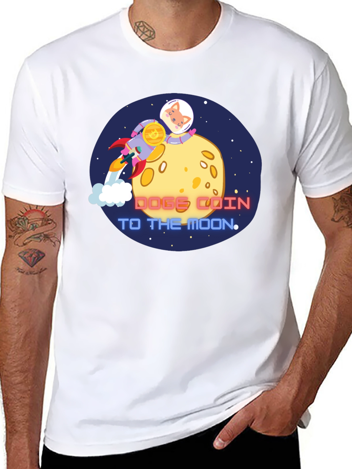 Dogecoin To The Moon T-Shirt