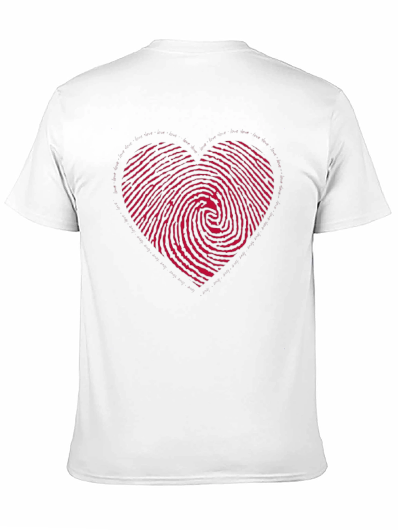 Heart Fingerprint Graphic Tee