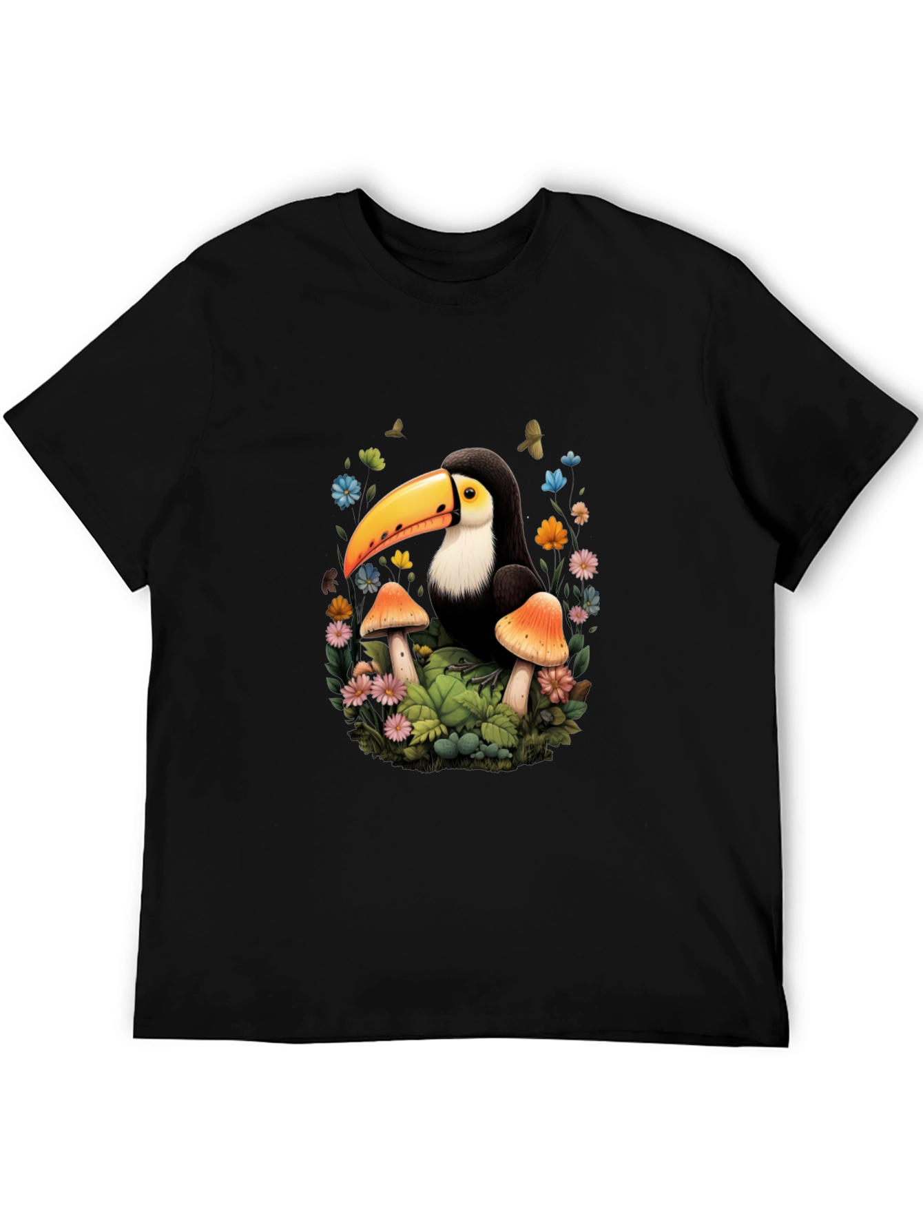 Toucan & Mushroom Graphic Tee