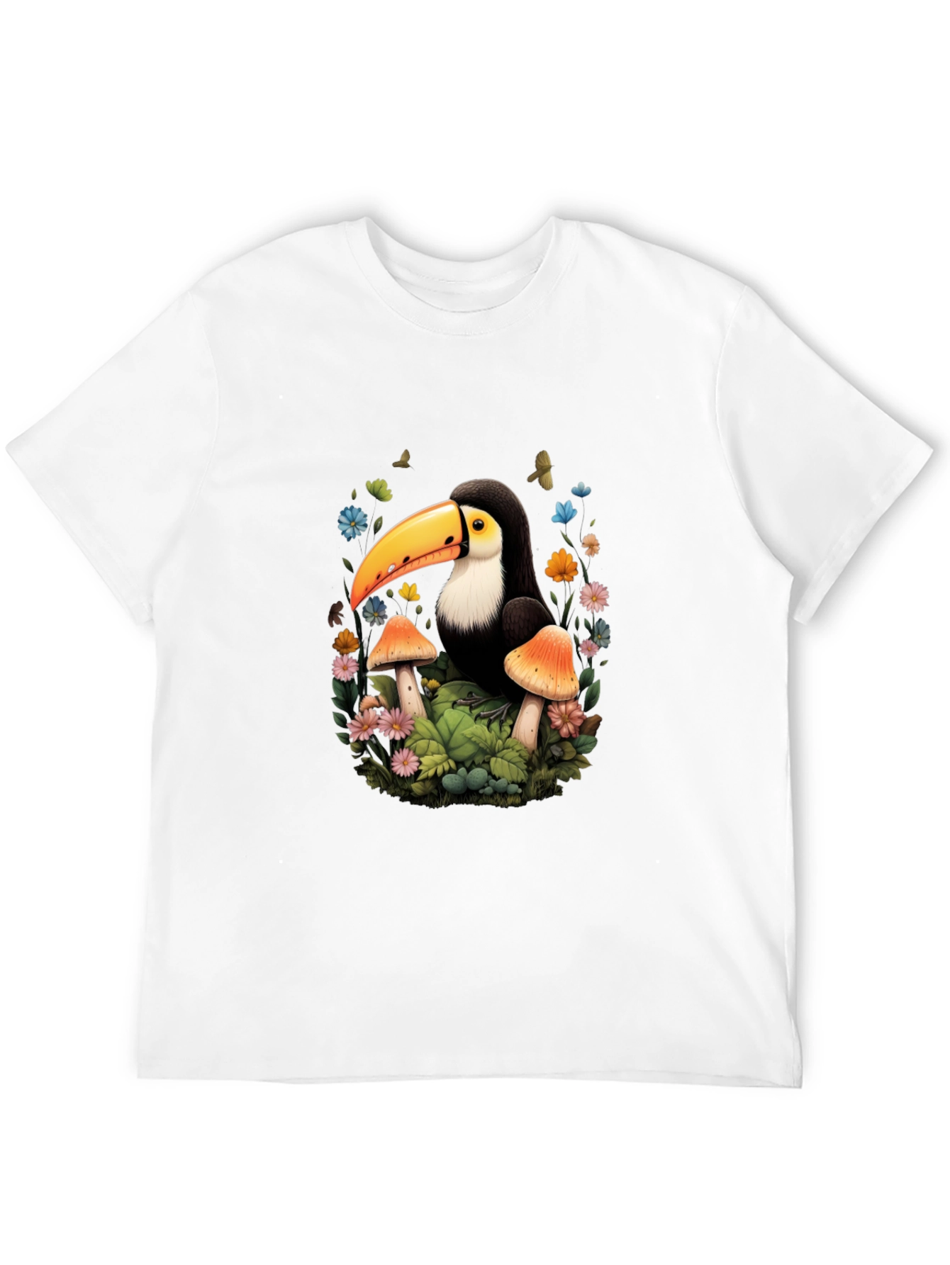 Toucan & Mushroom Graphic Tee
