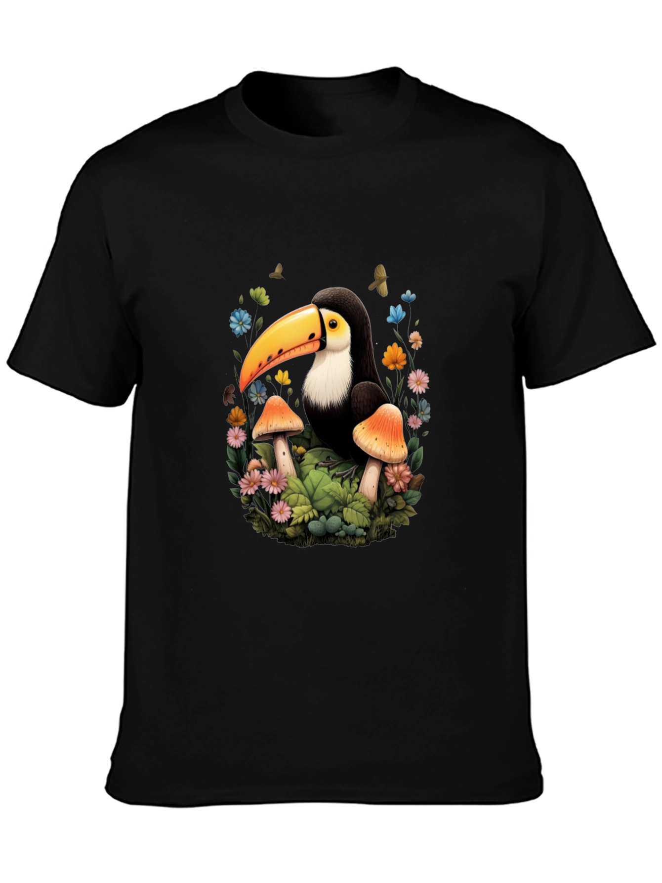 Toucan & Mushroom Graphic Tee