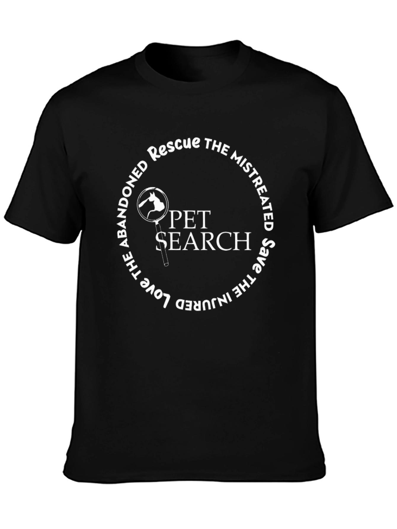 Pet Search Rescue Tee: Love Abandoned & Injured Animals