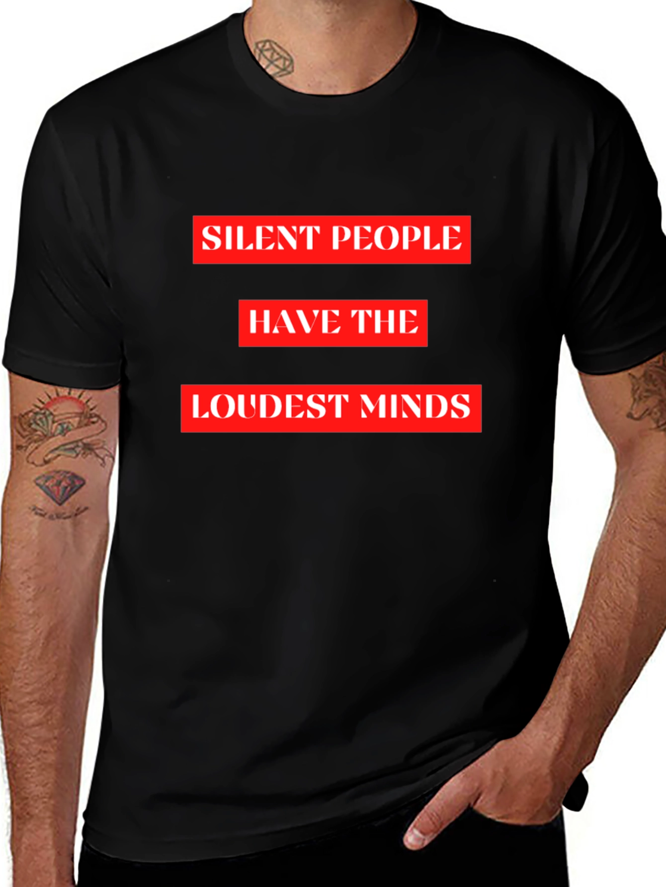 Silent People Loudest Minds Graphic Tee