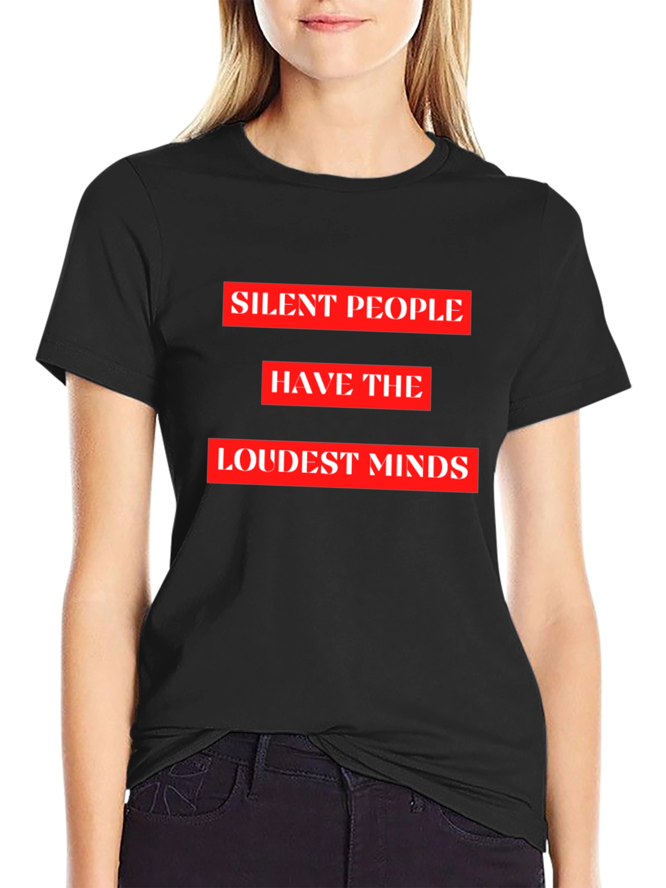 Silent People Loudest Minds Graphic Tee