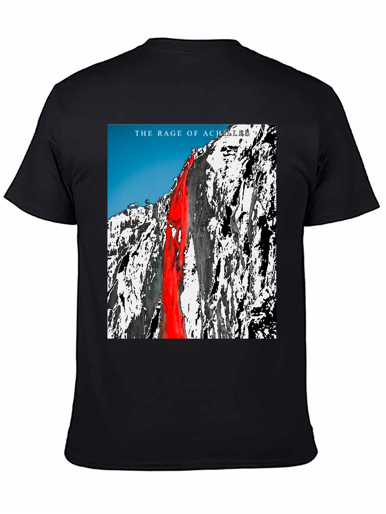 The Rage of Achilles Graphic Tee - Black