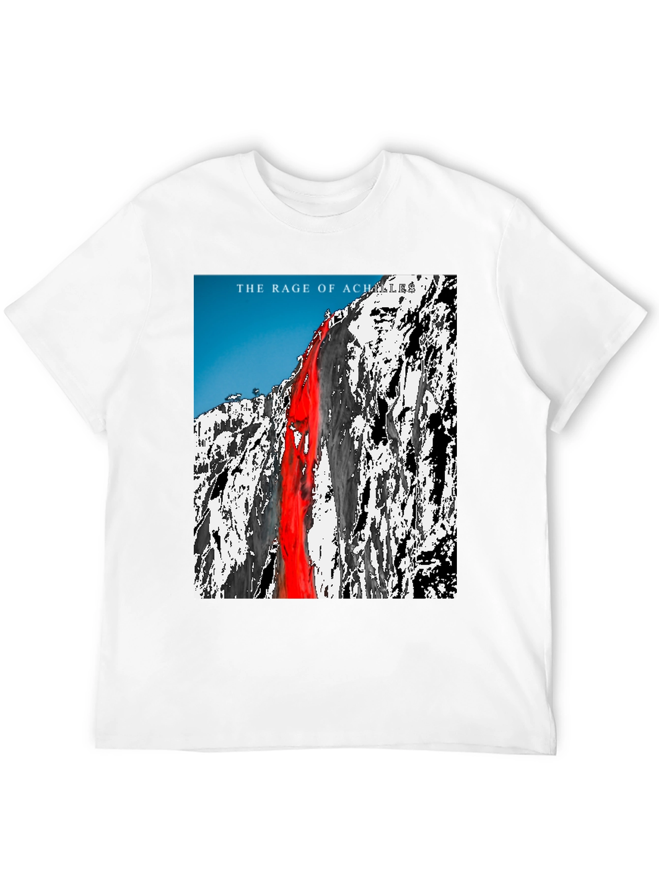 The Rage of Achilles Graphic Tee - Black
