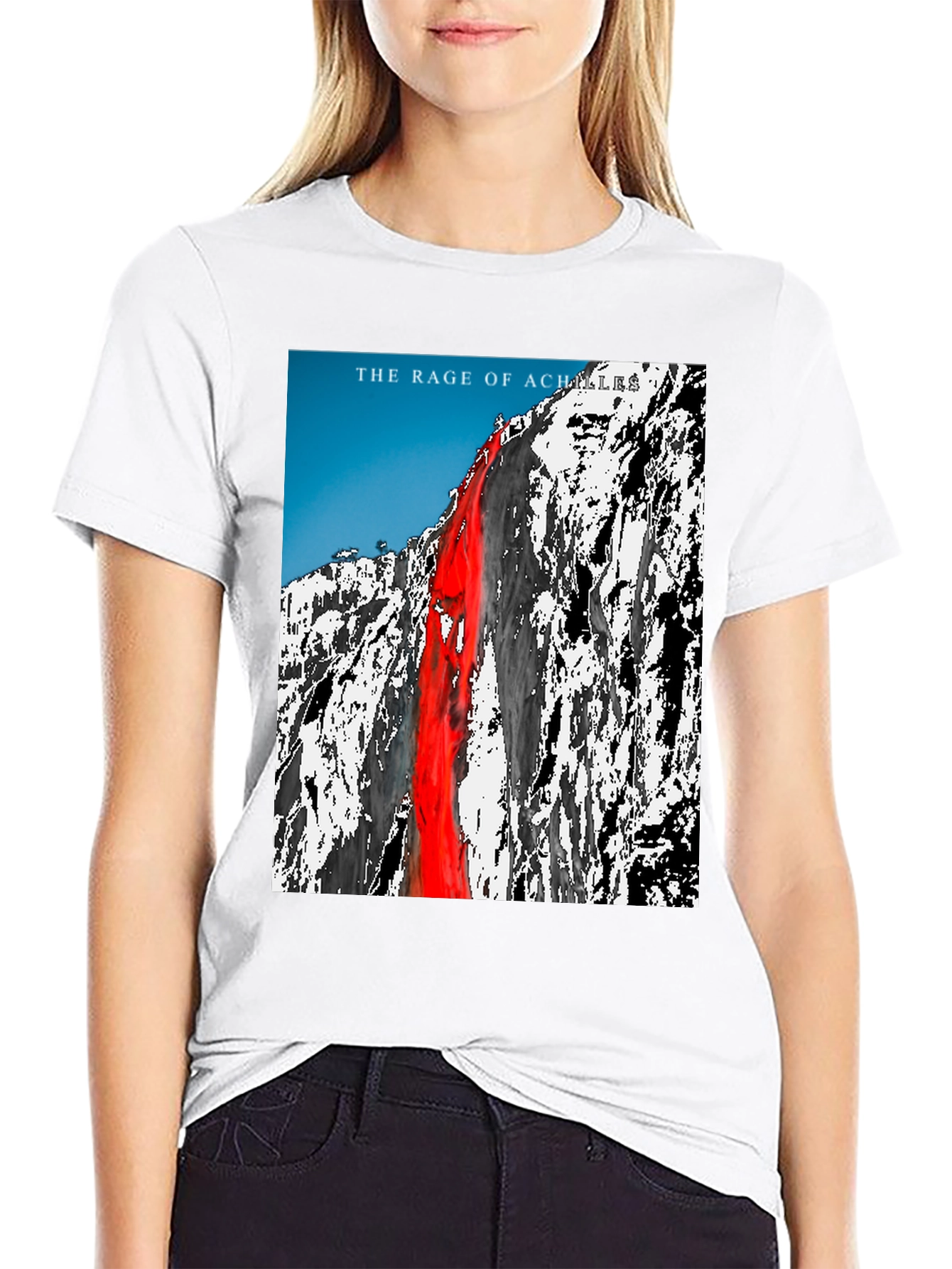 The Rage of Achilles Graphic Tee - Black