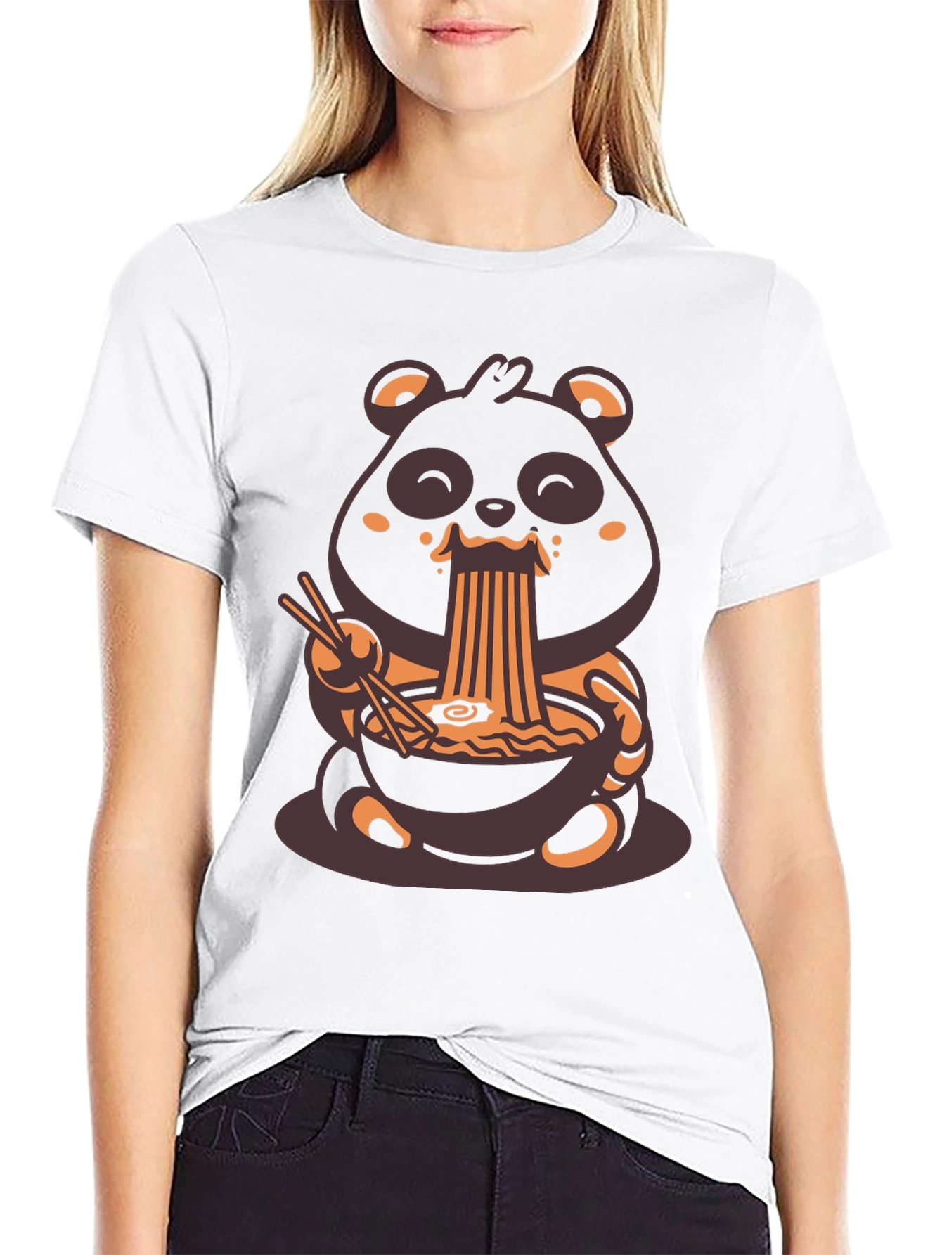 Panda Ramen T-Shirt - Cute Graphic Tee