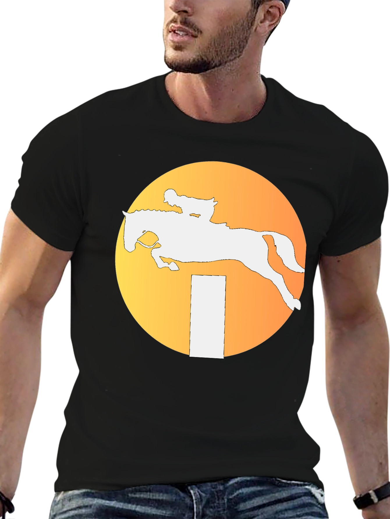 Equestrian Silhouette Graphic Tee