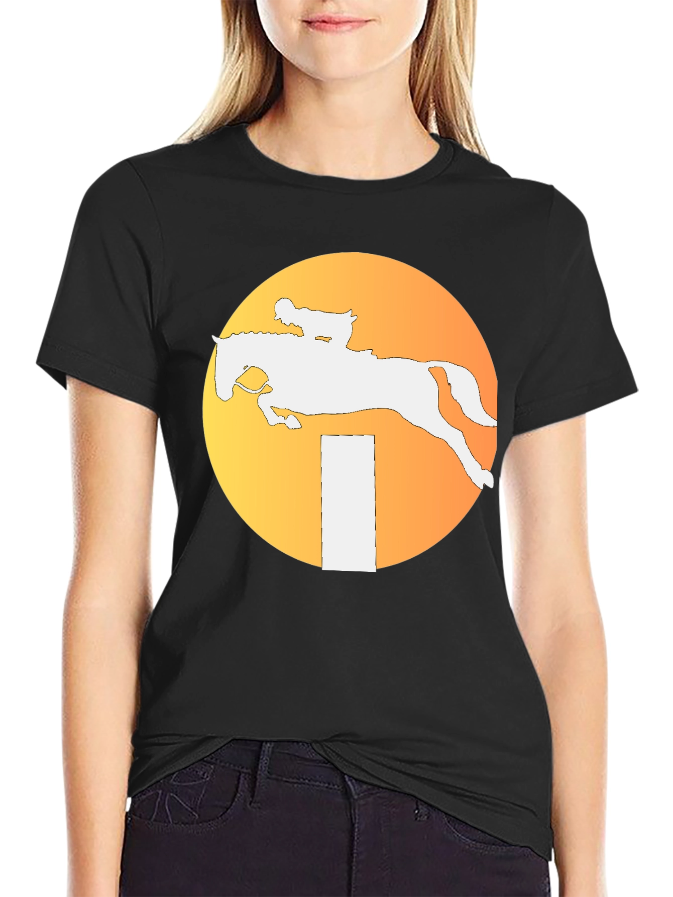 Equestrian Silhouette Graphic Tee