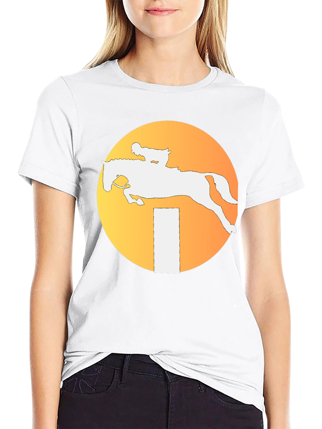 Equestrian Silhouette Graphic Tee