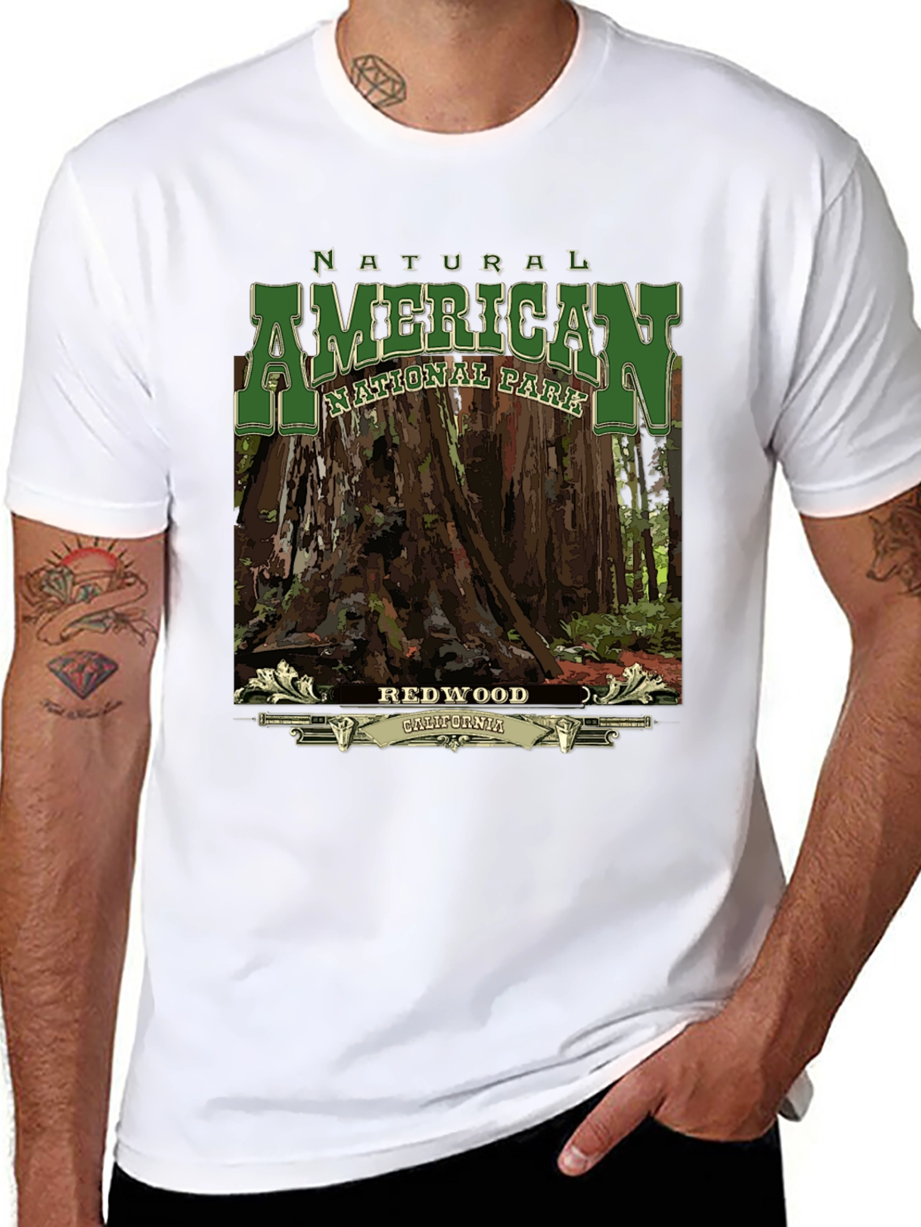 Redwood National Park T-Shirt - American Natural Park Tee
