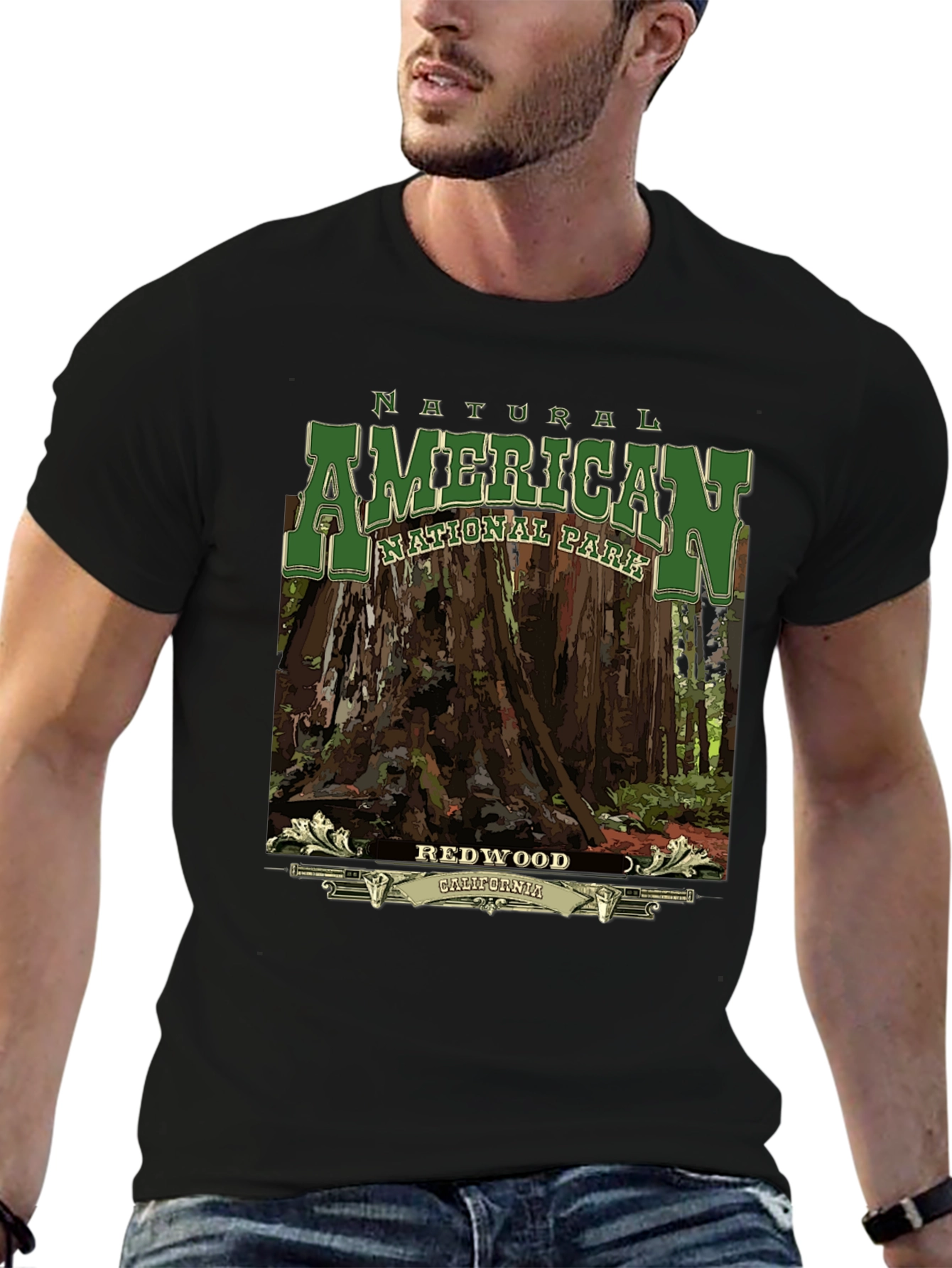 Redwood National Park T-Shirt - American Natural Park Tee