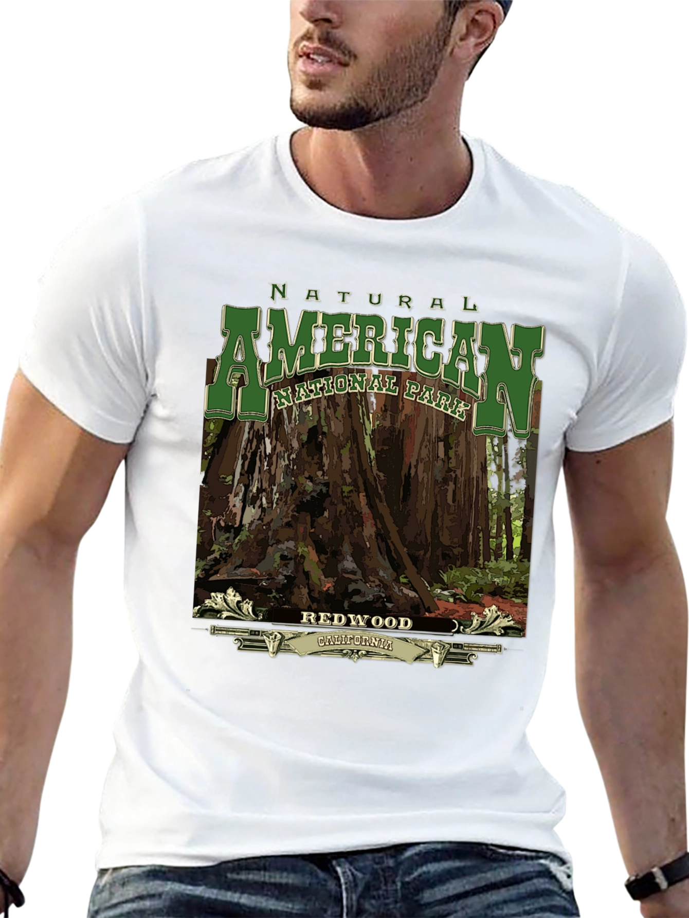 Redwood National Park T-Shirt - American Natural Park Tee