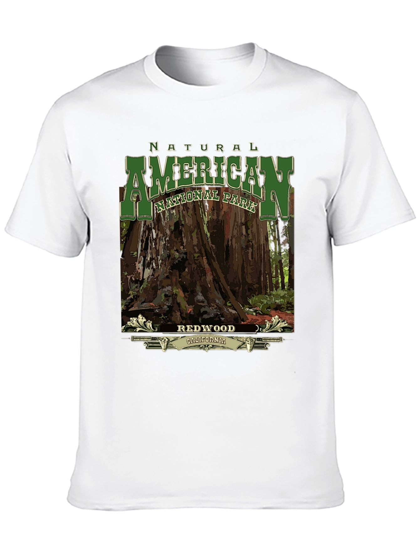 Redwood National Park T-Shirt - American Natural Park Tee