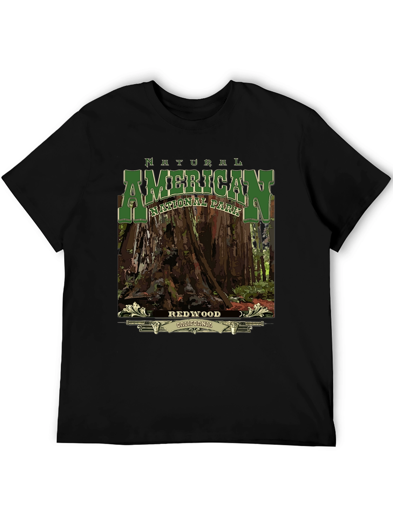 Redwood National Park T-Shirt - American Natural Park Tee