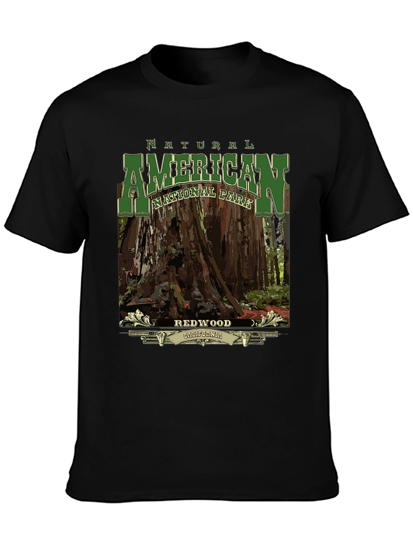 Redwood National Park T-Shirt - American Natural Park Tee