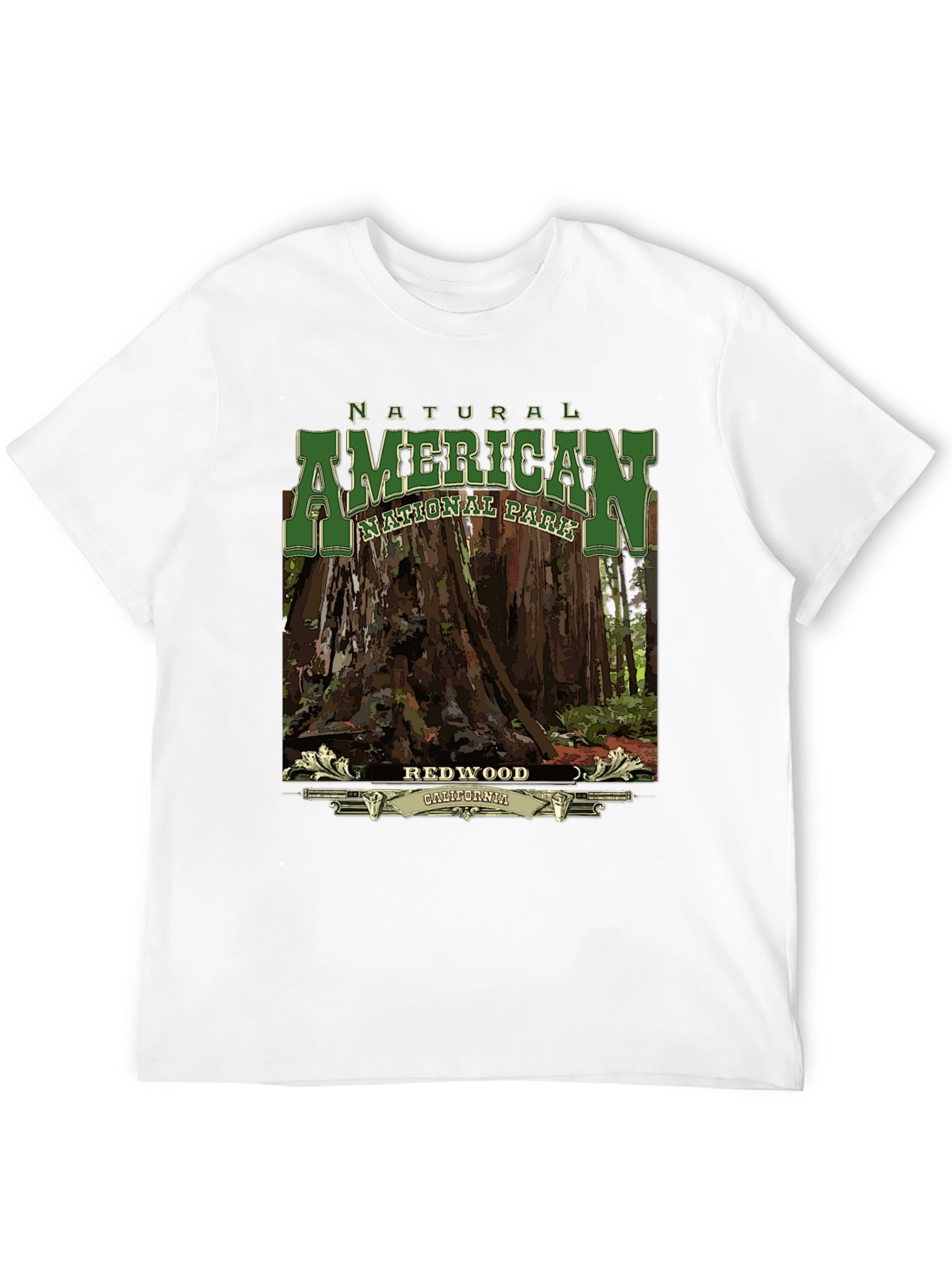 Redwood National Park T-Shirt - American Natural Park Tee