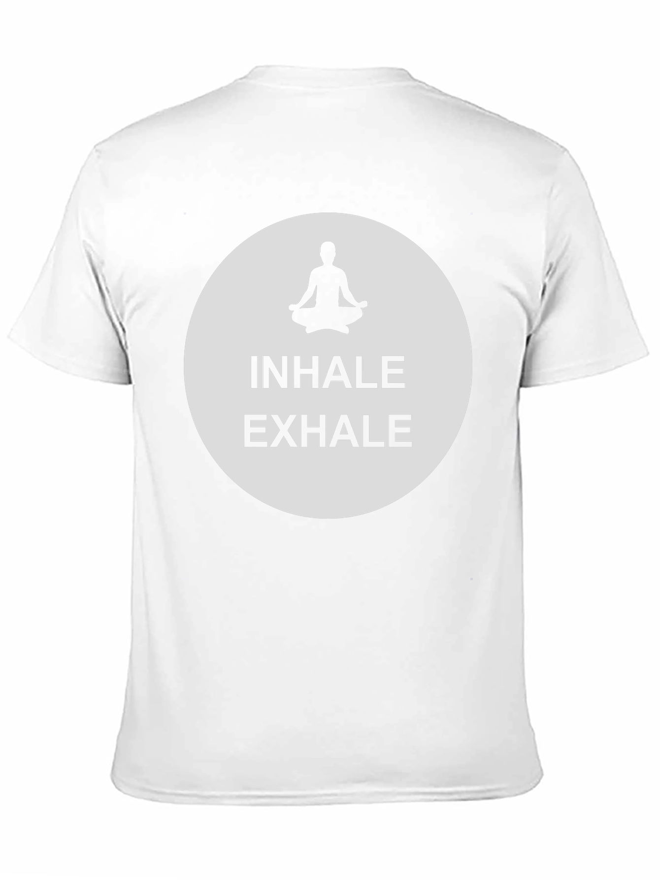 Inhale Exhale Yoga Meditation Black T-Shirt