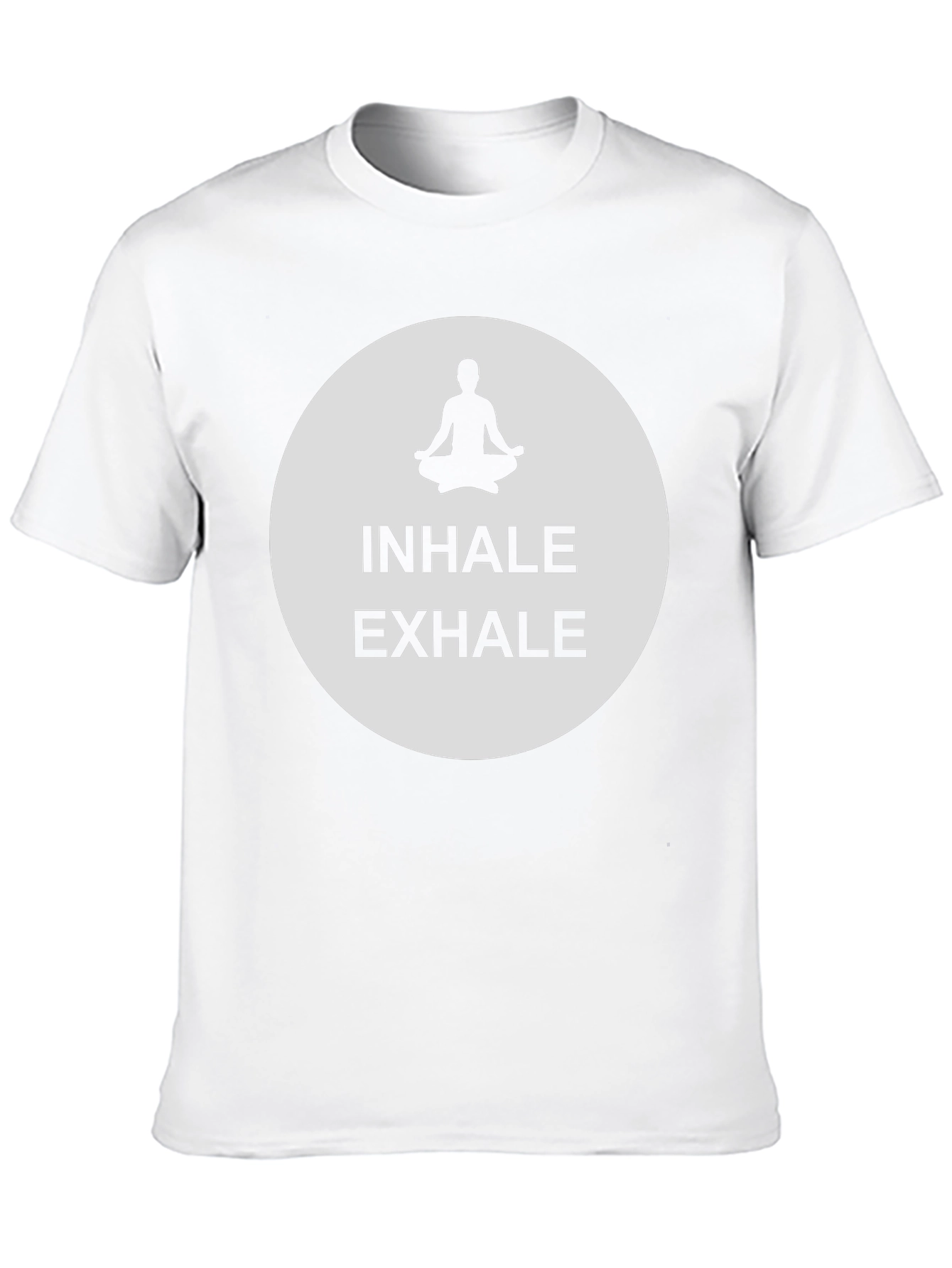 Inhale Exhale Yoga Meditation Black T-Shirt