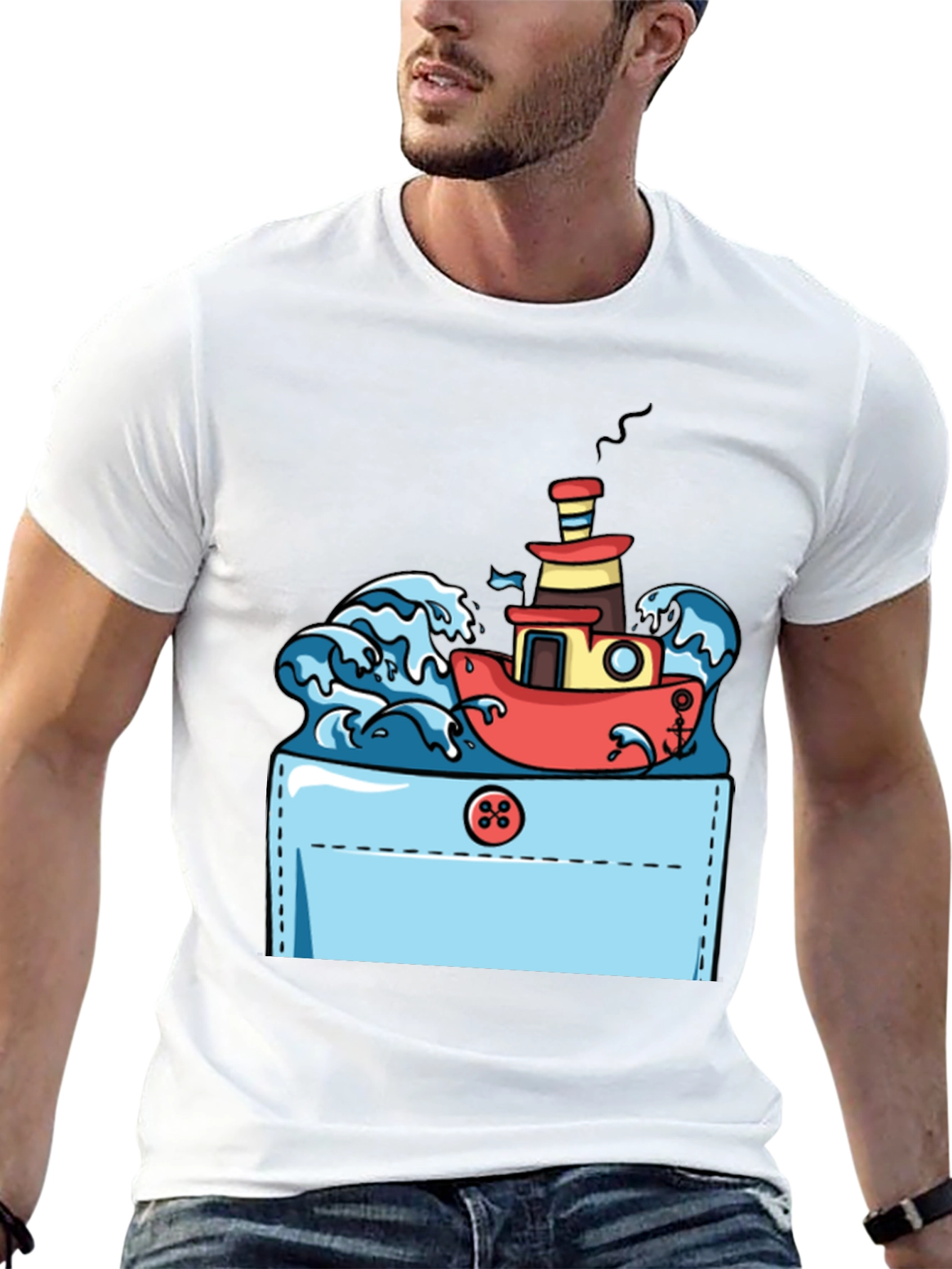 Tugboat Pocket Graphic Tee