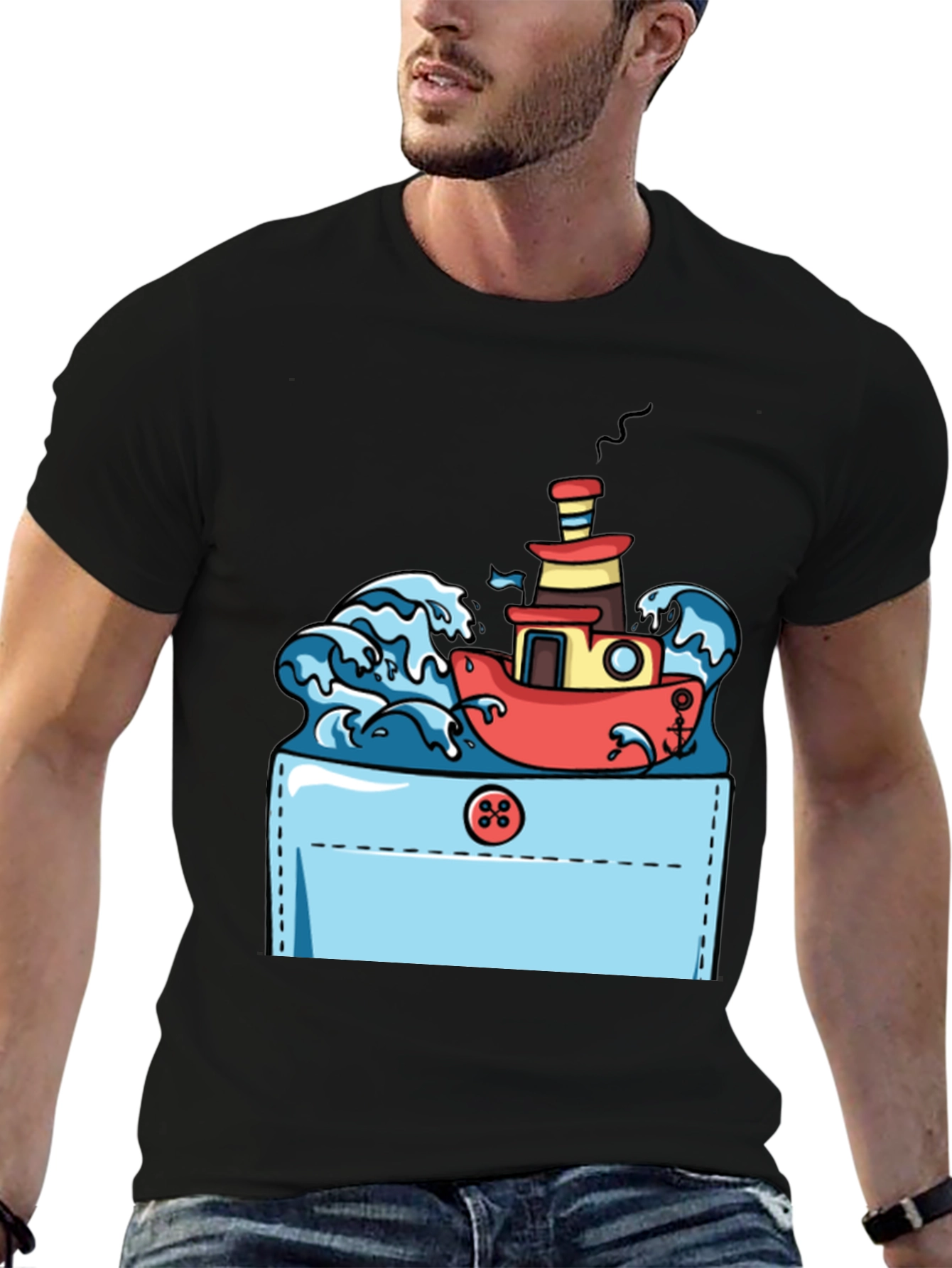 Tugboat Pocket Graphic Tee
