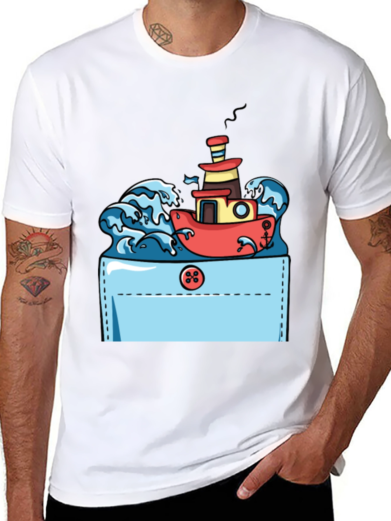 Tugboat Pocket Graphic Tee
