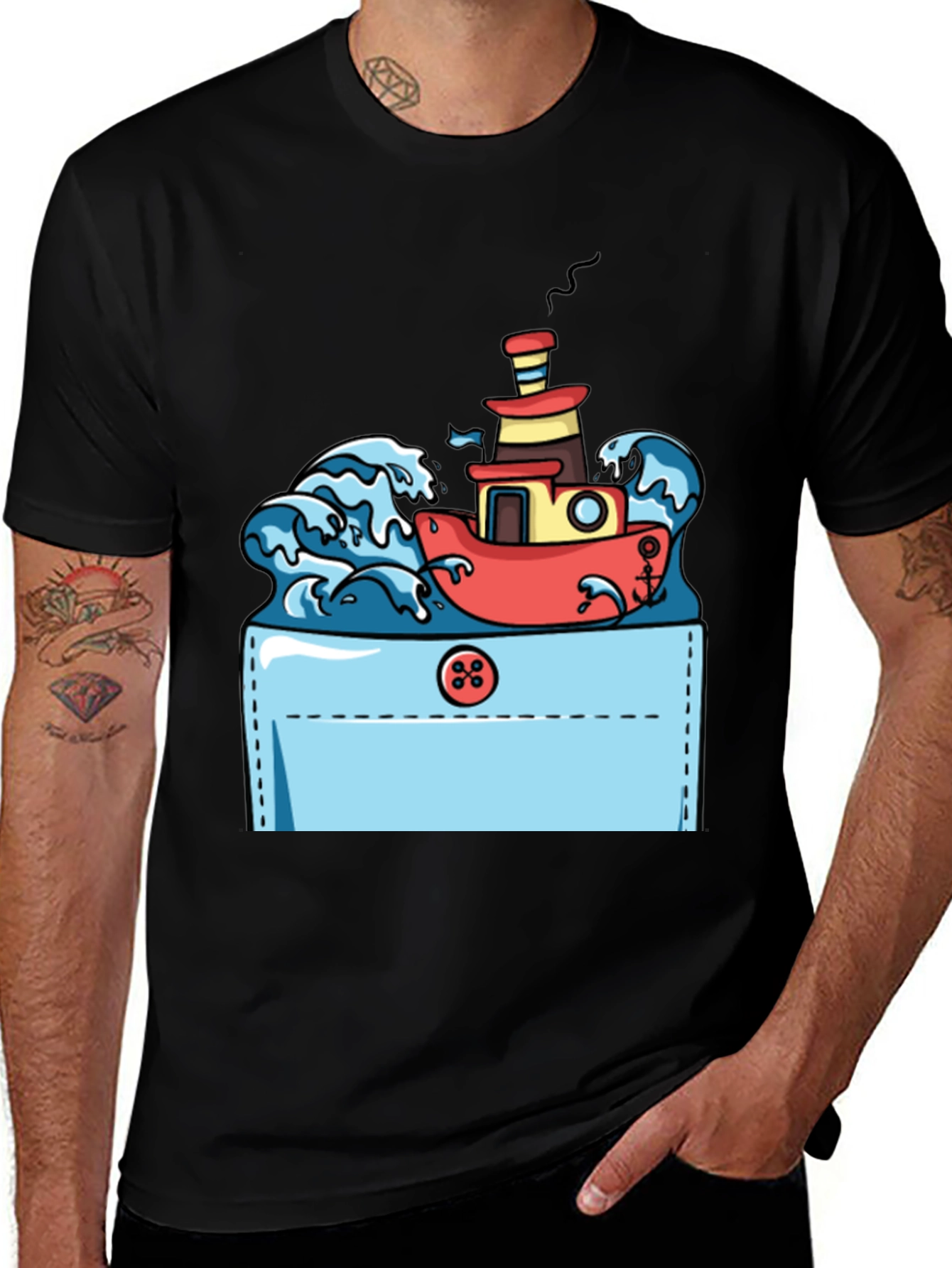 Tugboat Pocket Graphic Tee