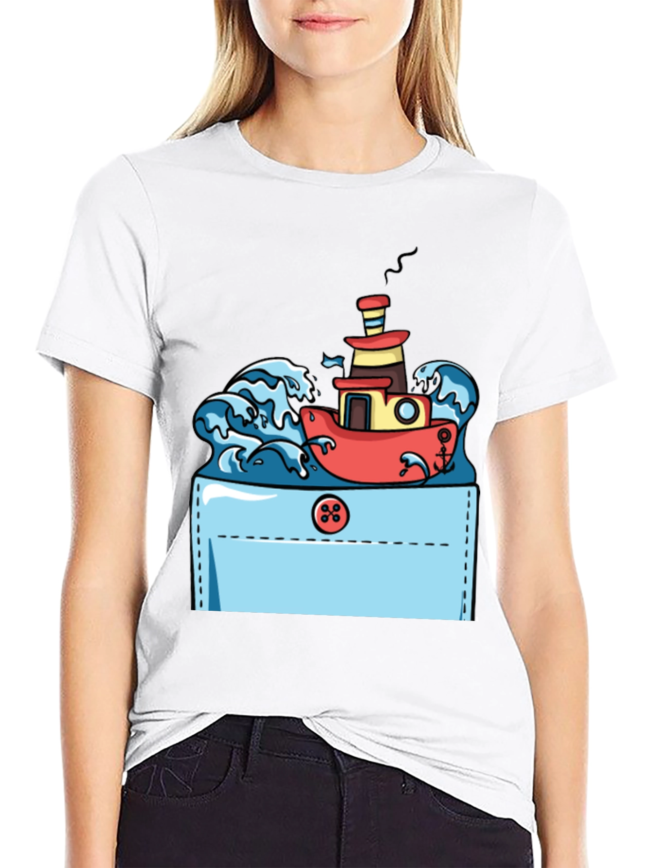 Tugboat Pocket Graphic Tee
