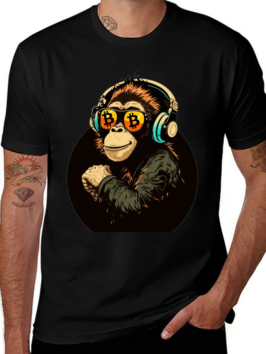 Bitcoin Monkey Graphic Tee