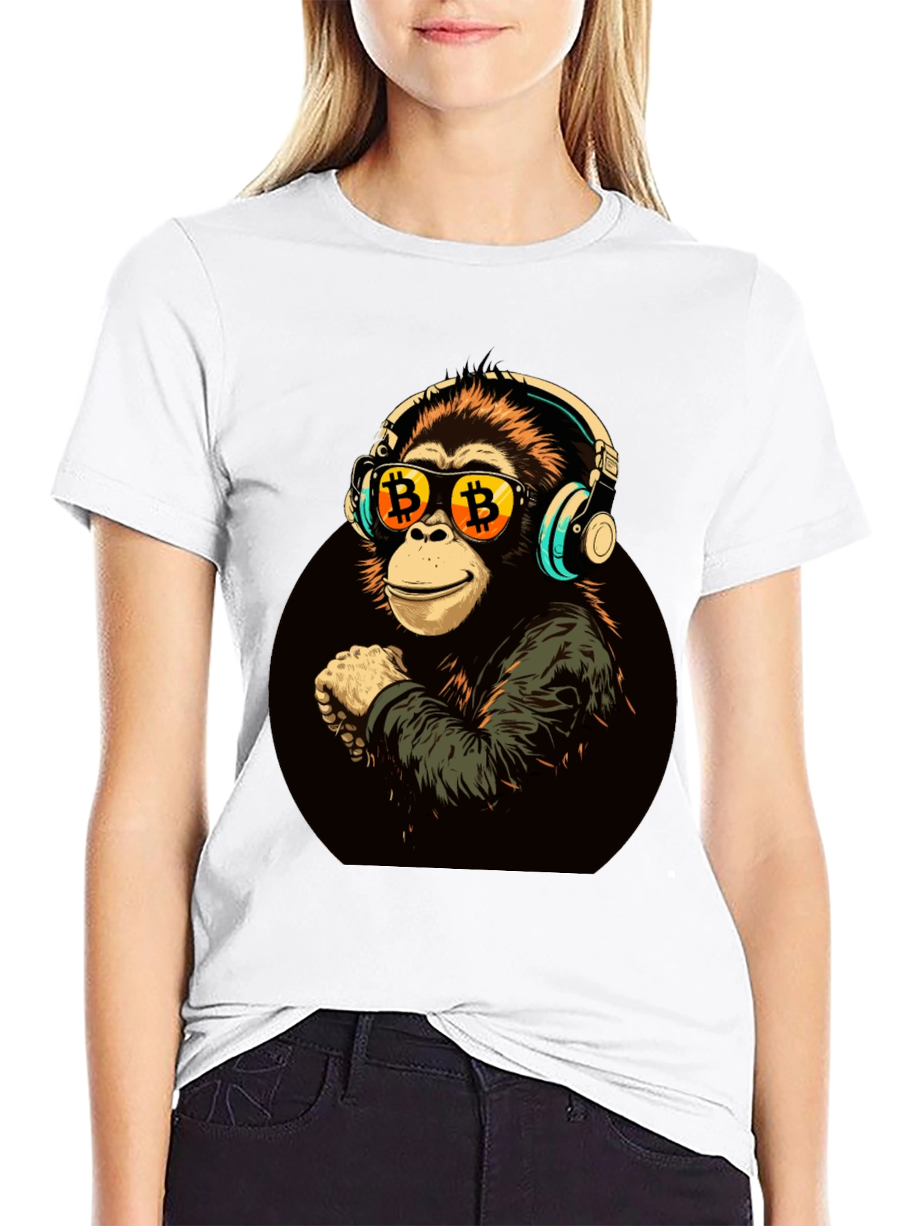 Bitcoin Monkey Graphic Tee