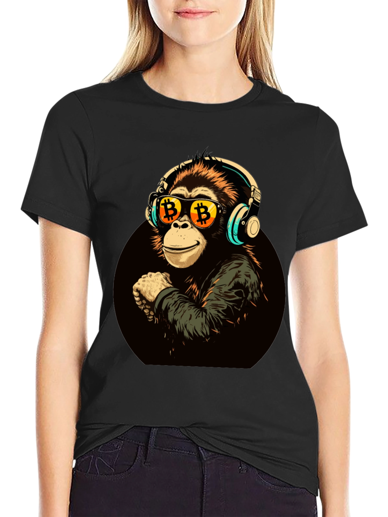 Bitcoin Monkey Graphic Tee