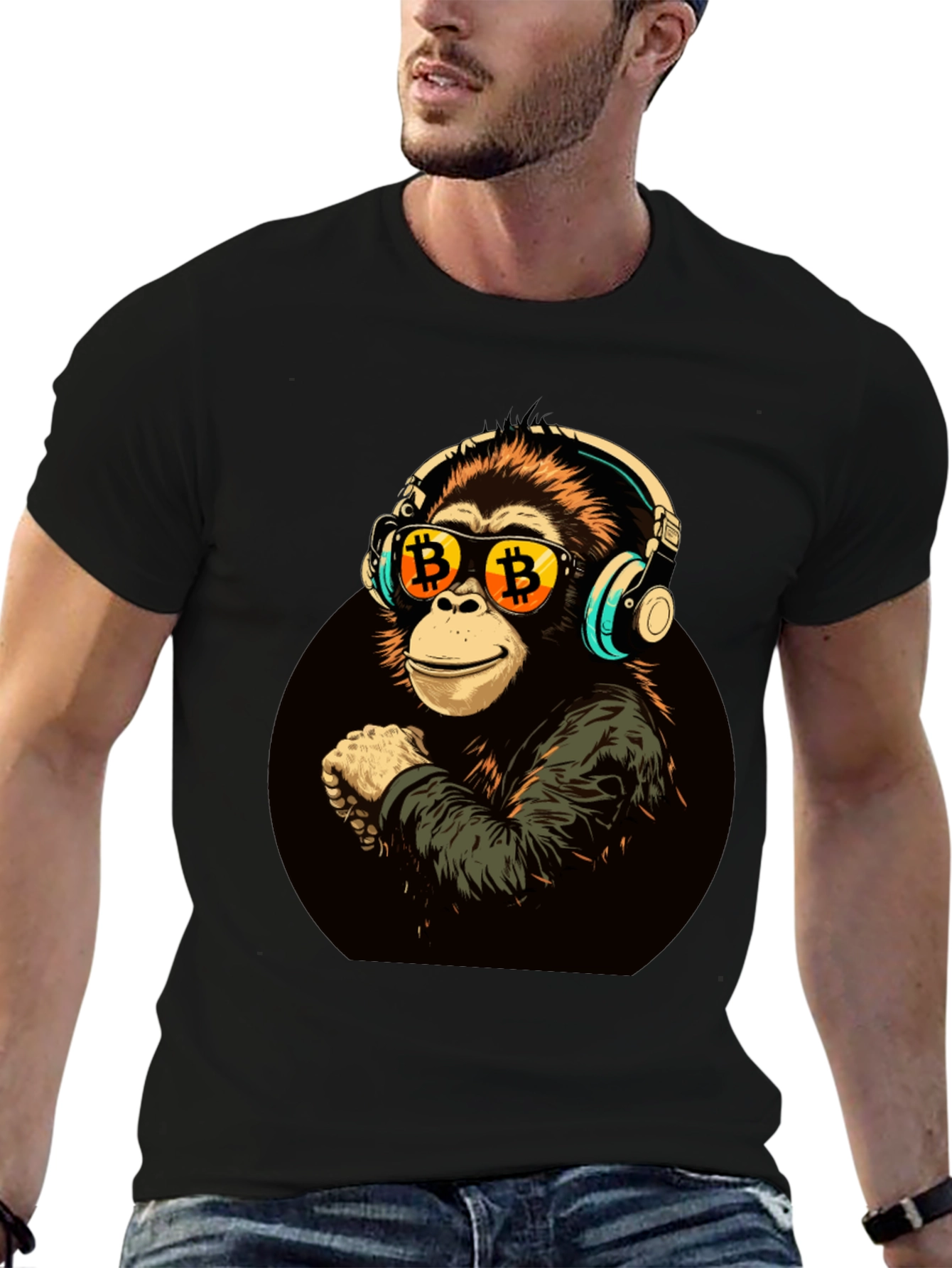 Bitcoin Monkey Graphic Tee