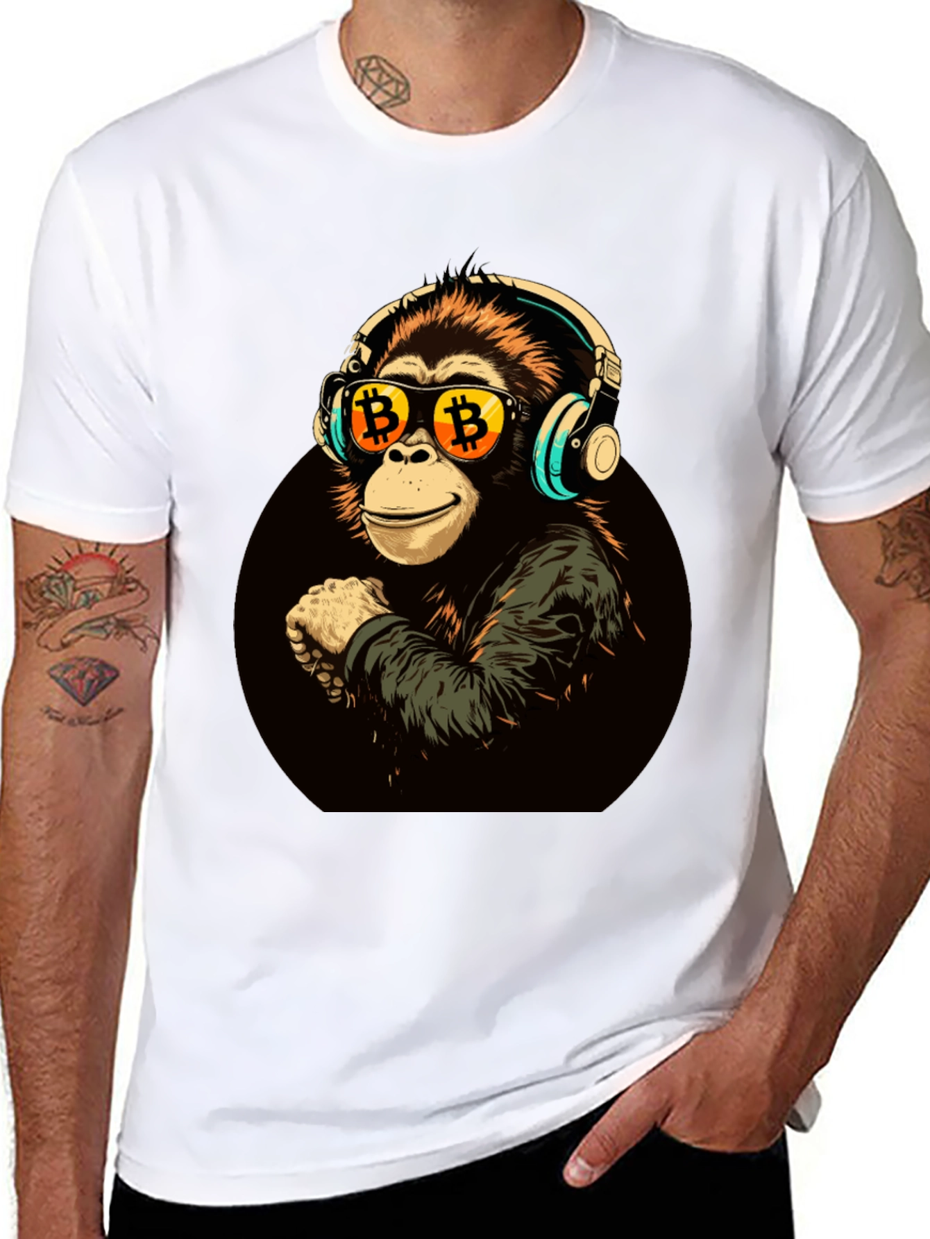 Bitcoin Monkey Graphic Tee